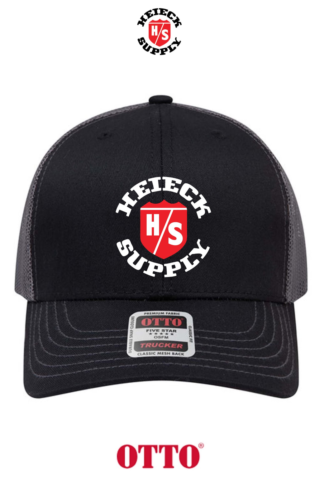 **BULK BUY SPECIAL** OTTO CAP® 6 Panel Mid Profile Mesh Back Trucker Hat - HEIECK SUPPLY