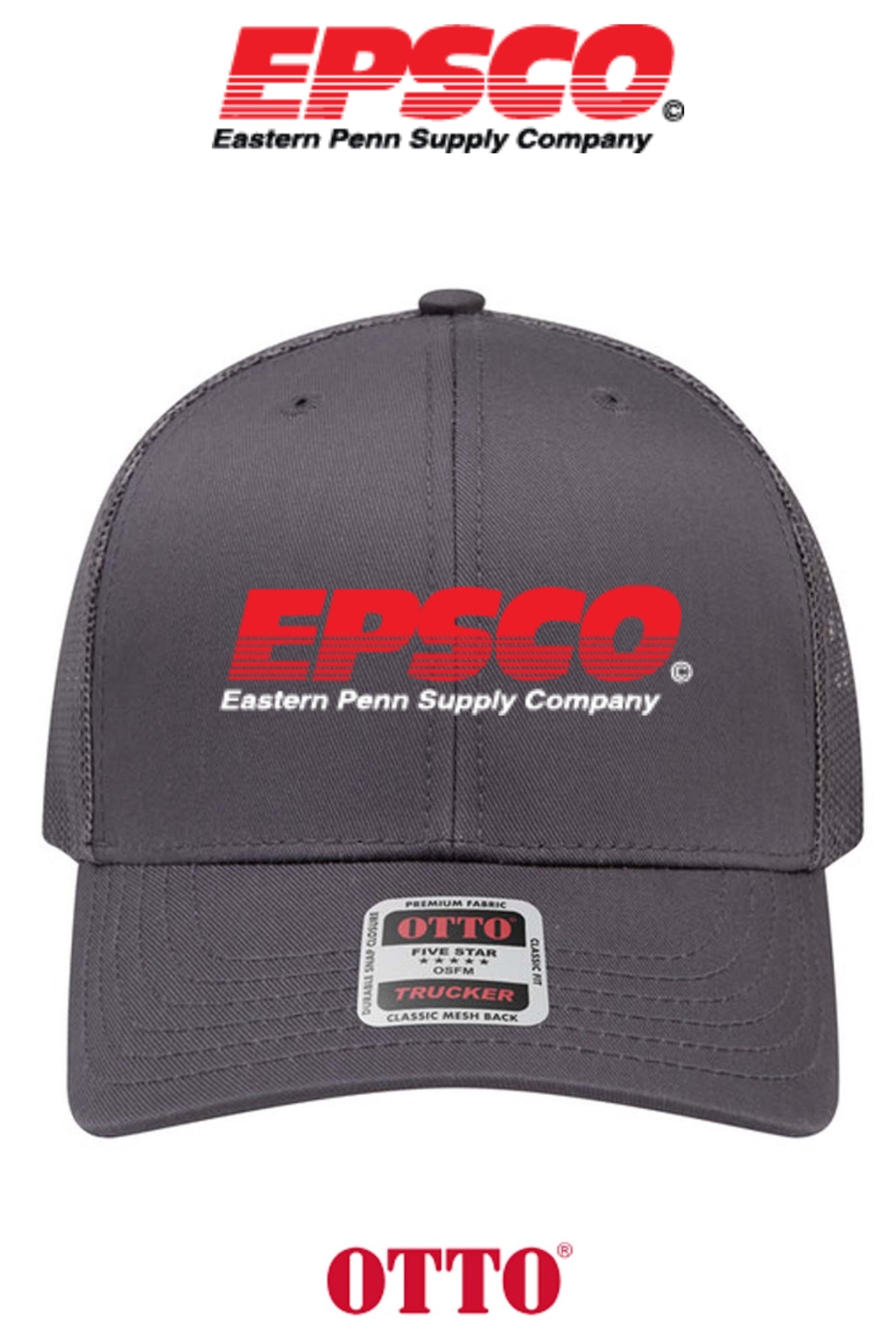 **BULK BUY SPECIAL** OTTO CAP® 6 Panel Mid Profile Mesh Back Trucker Hat - EPSCO