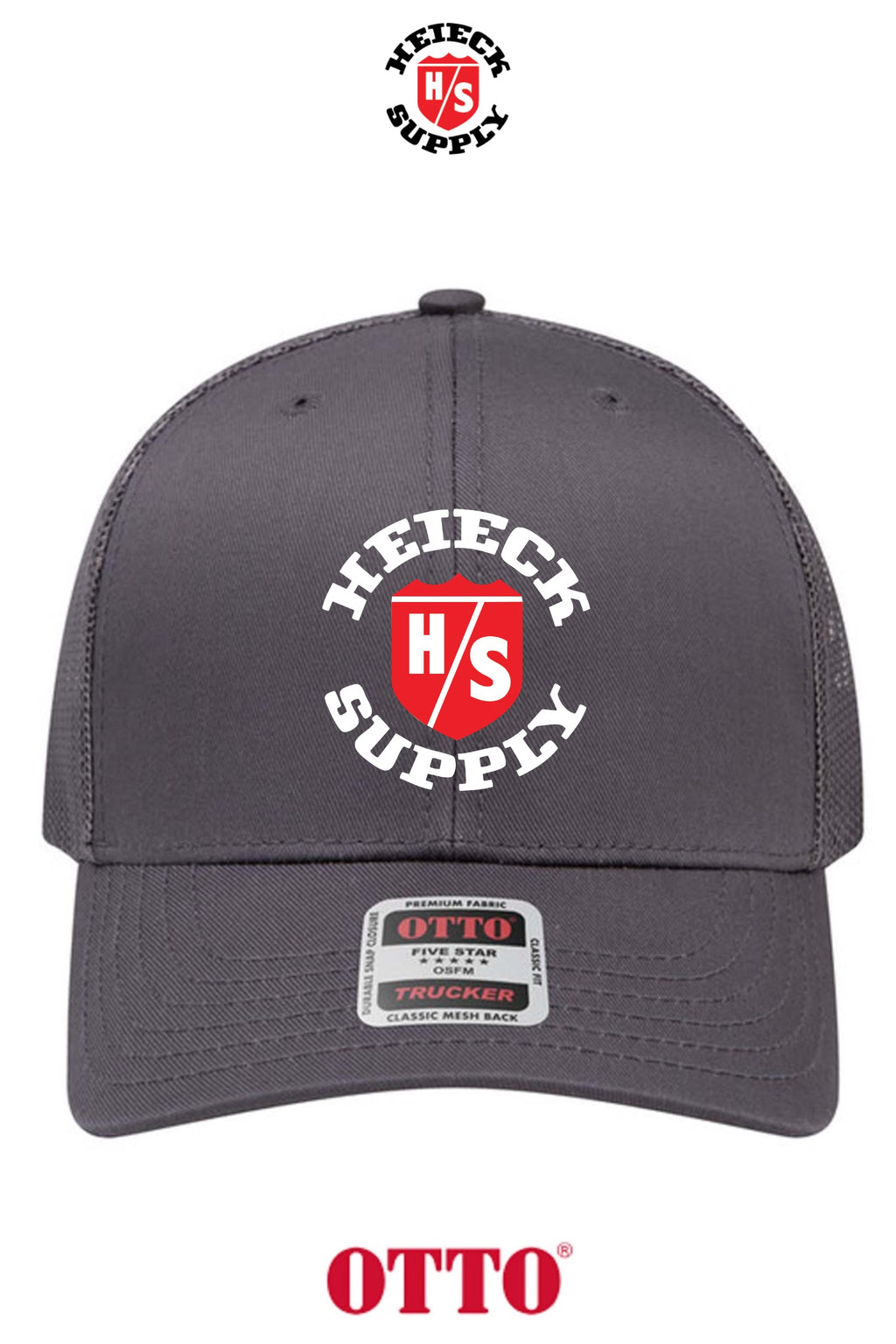 **BULK BUY SPECIAL** OTTO CAP® 6 Panel Mid Profile Mesh Back Trucker Hat - HEIECK SUPPLY