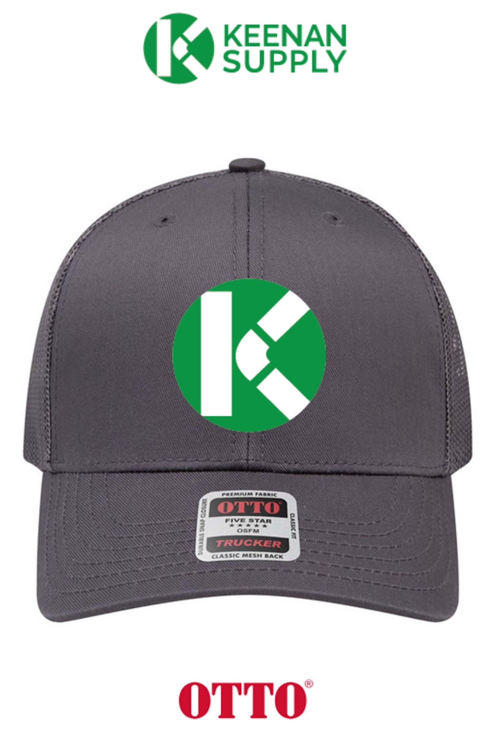 **BULK BUY SPECIAL** OTTO CAP® 6 Panel Mid Profile Mesh Back Trucker Hat - KEENAN SUPPLY
