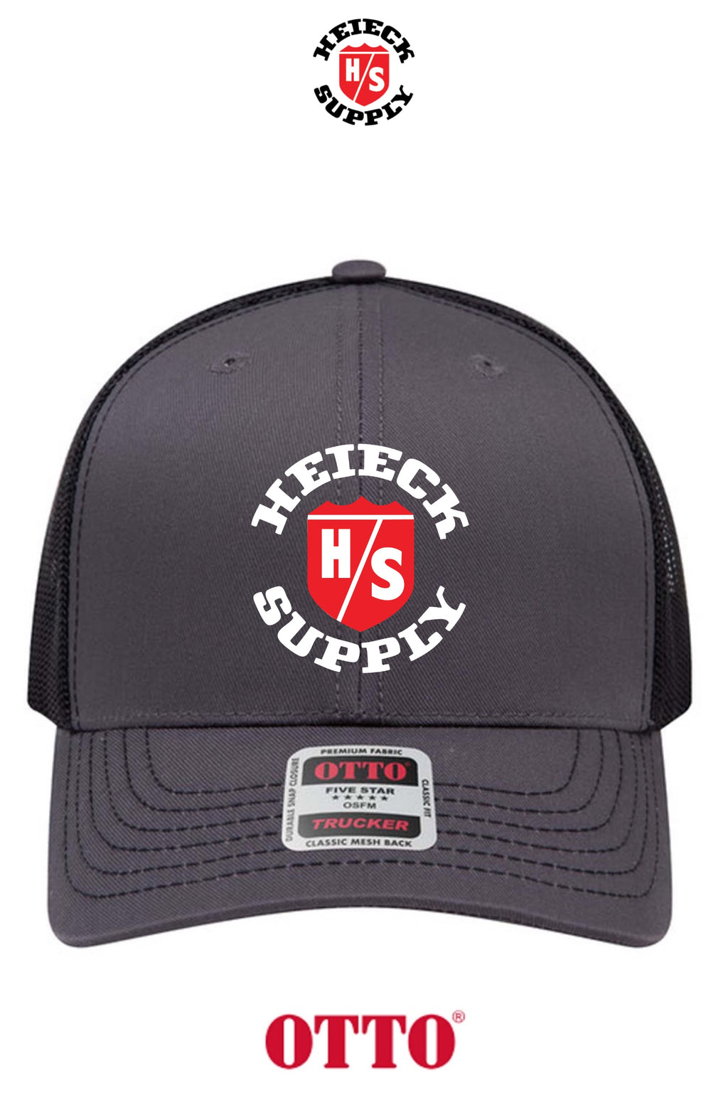 **BULK BUY SPECIAL** OTTO CAP® 6 Panel Mid Profile Mesh Back Trucker Hat - HEIECK SUPPLY