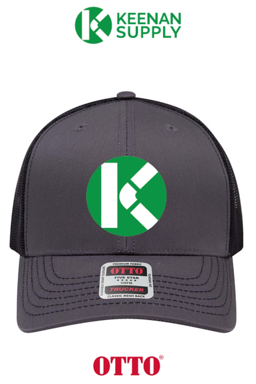 **BULK BUY SPECIAL** OTTO CAP® 6 Panel Mid Profile Mesh Back Trucker Hat - KEENAN SUPPLY