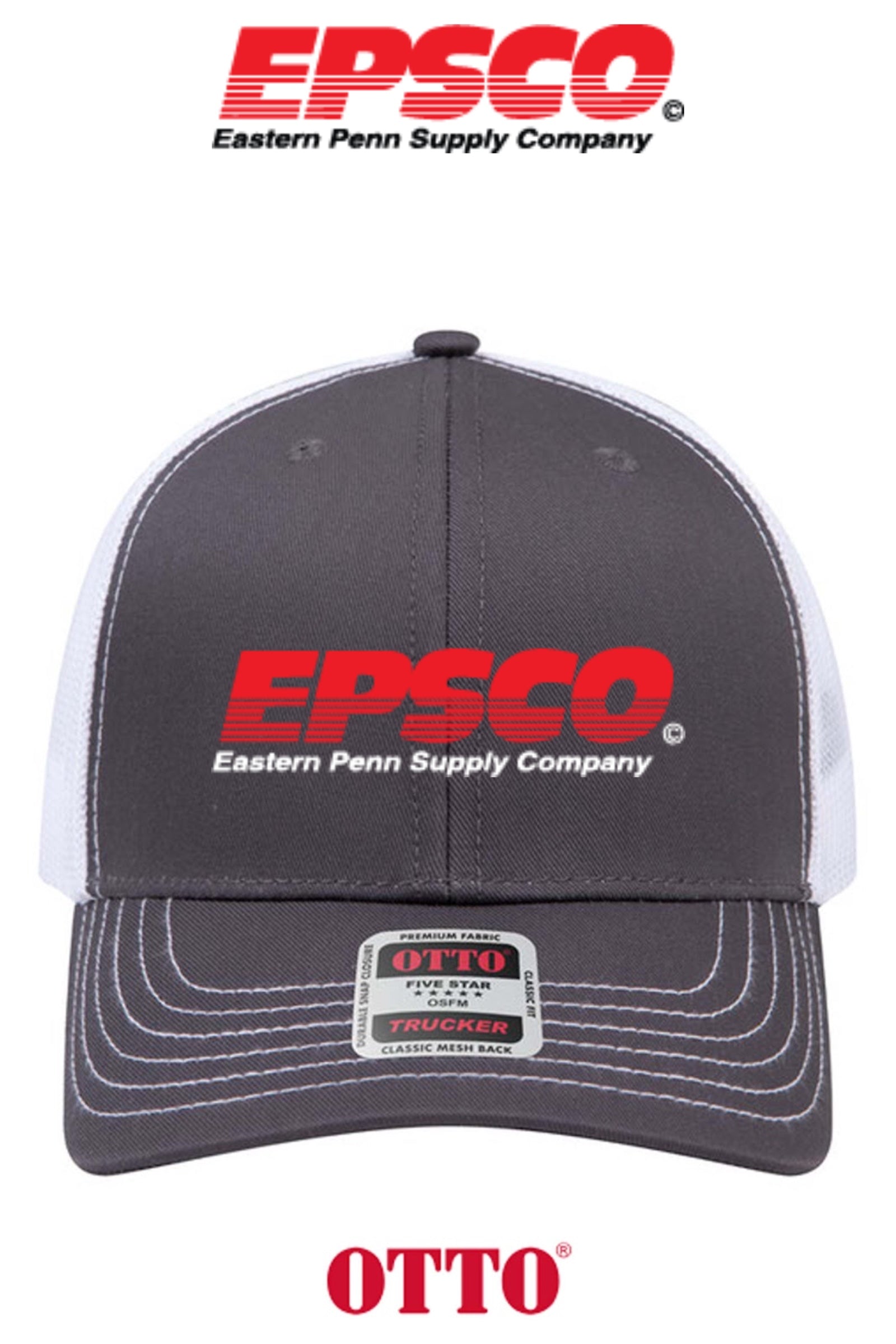 **BULK BUY SPECIAL** OTTO CAP® 6 Panel Mid Profile Mesh Back Trucker Hat - EPSCO