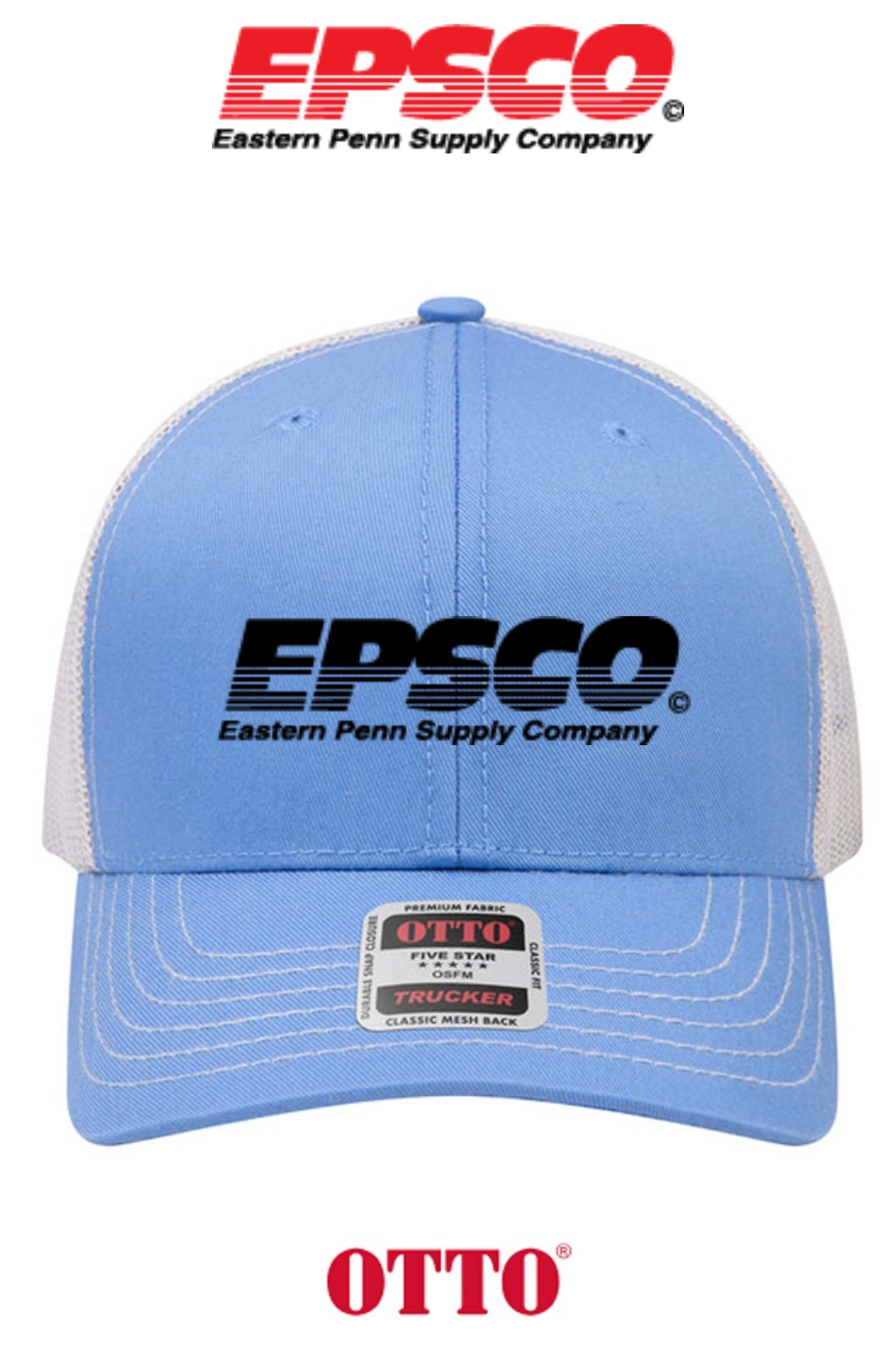 **BULK BUY SPECIAL** OTTO CAP® 6 Panel Mid Profile Mesh Back Trucker Hat - EPSCO