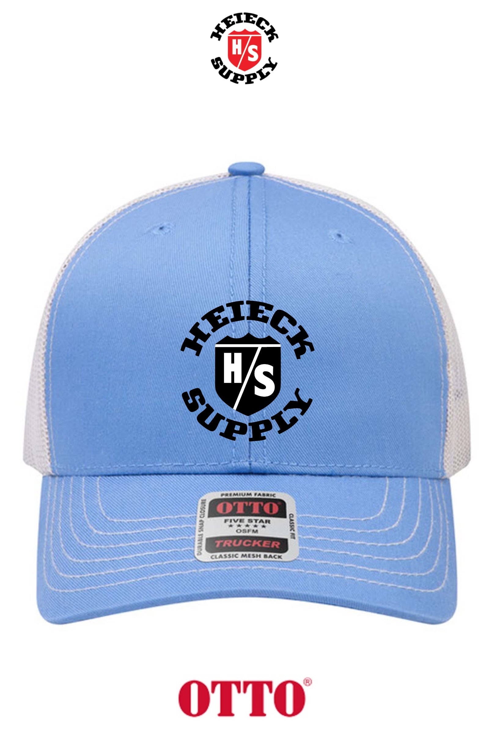 **BULK BUY SPECIAL** OTTO CAP® 6 Panel Mid Profile Mesh Back Trucker Hat - HEIECK SUPPLY