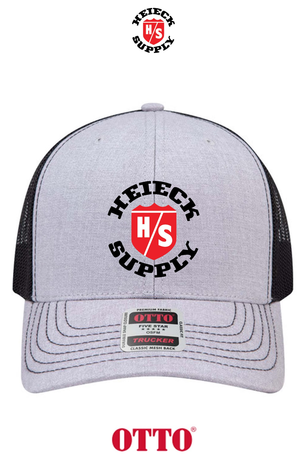 **BULK BUY SPECIAL** OTTO CAP® 6 Panel Mid Profile Mesh Back Trucker Hat - HEIECK SUPPLY