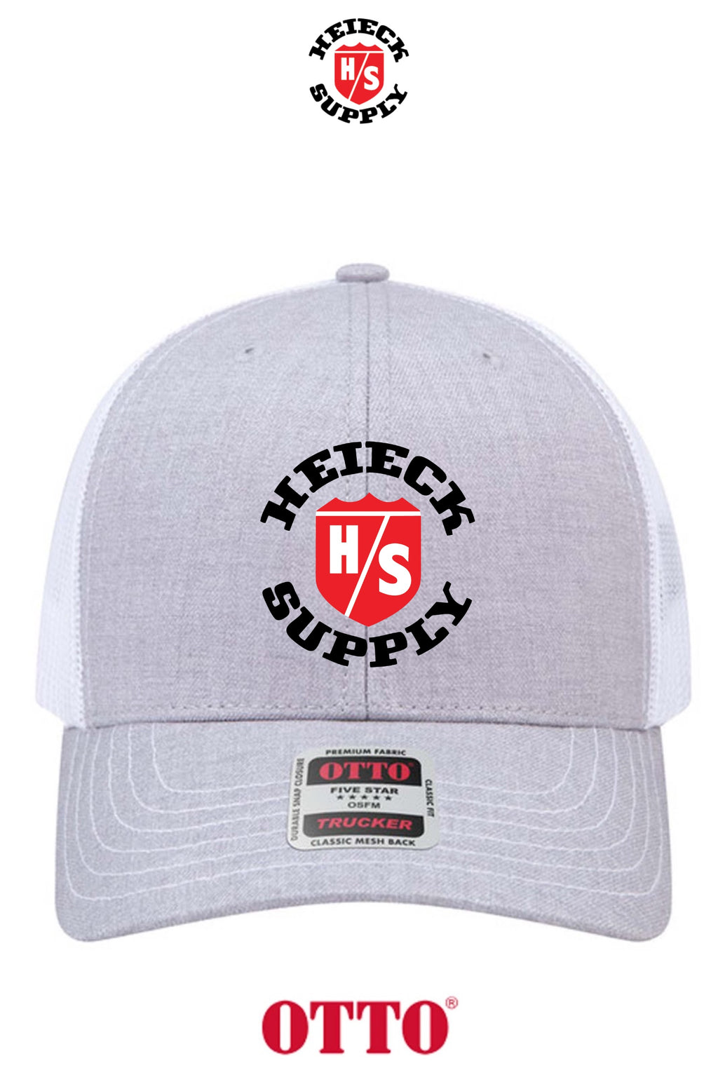 **BULK BUY SPECIAL** OTTO CAP® 6 Panel Mid Profile Mesh Back Trucker Hat - HEIECK SUPPLY