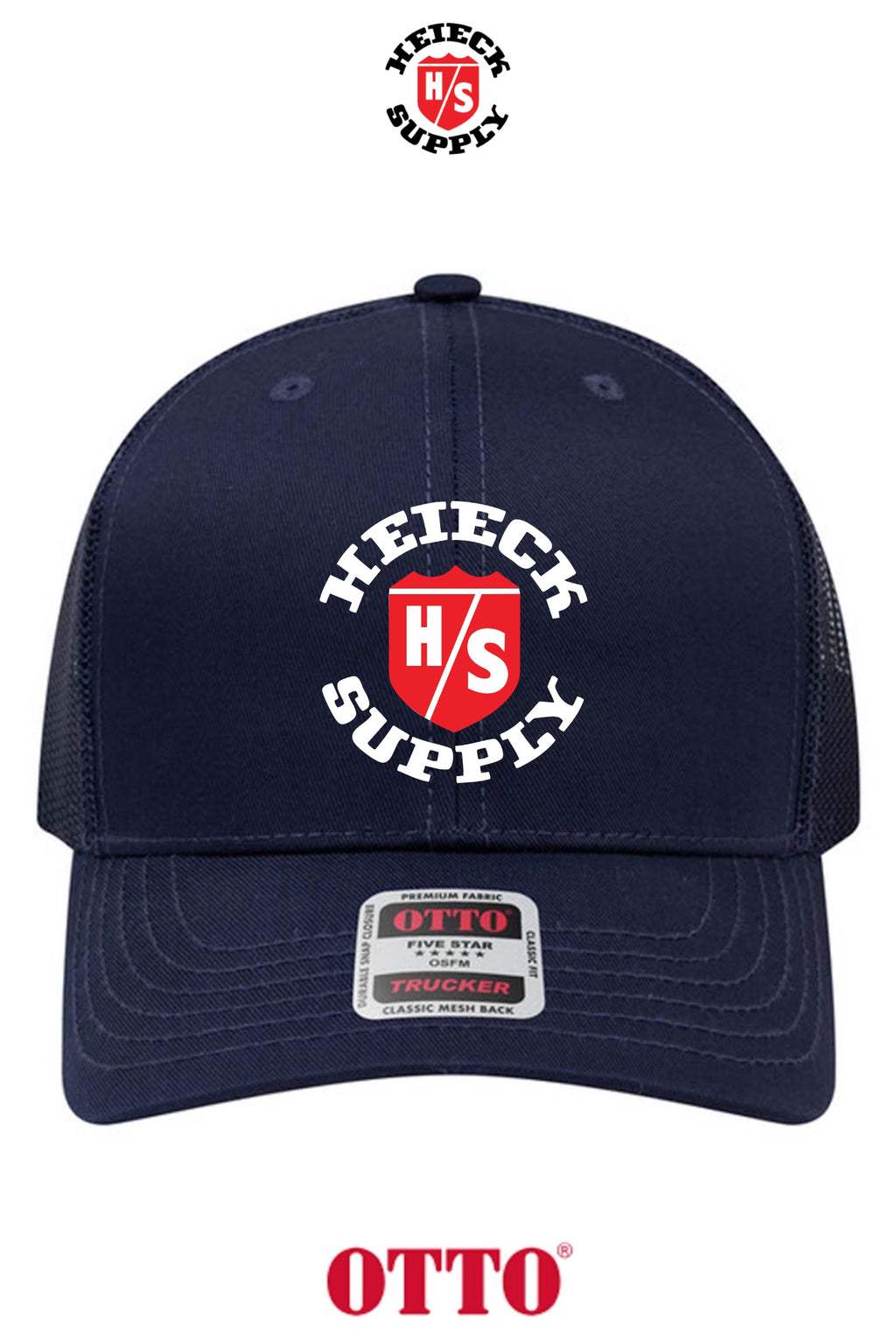 **BULK BUY SPECIAL** OTTO CAP® 6 Panel Mid Profile Mesh Back Trucker Hat - HEIECK SUPPLY