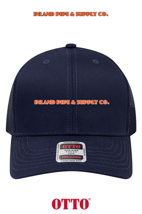 **BULK BUY SPECIAL** OTTO CAP® 6 Panel Mid Profile Mesh Back Trucker Hat - INLAND PIPE AND SUPPLY