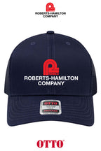 **BULK BUY SPECIAL** OTTO CAP® 6 Panel Mid Profile Mesh Back Trucker Hat - ROBERTS-HAMILTON