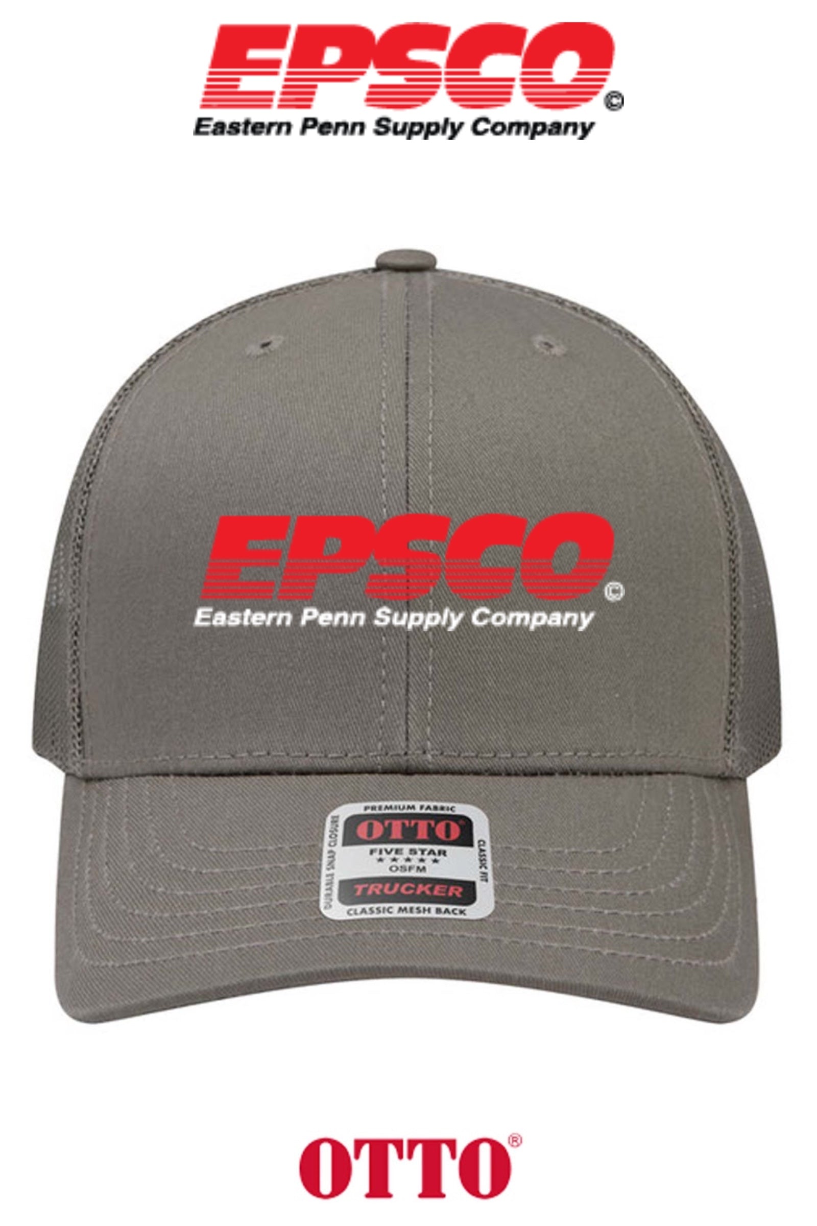 **BULK BUY SPECIAL** OTTO CAP® 6 Panel Mid Profile Mesh Back Trucker Hat - EPSCO