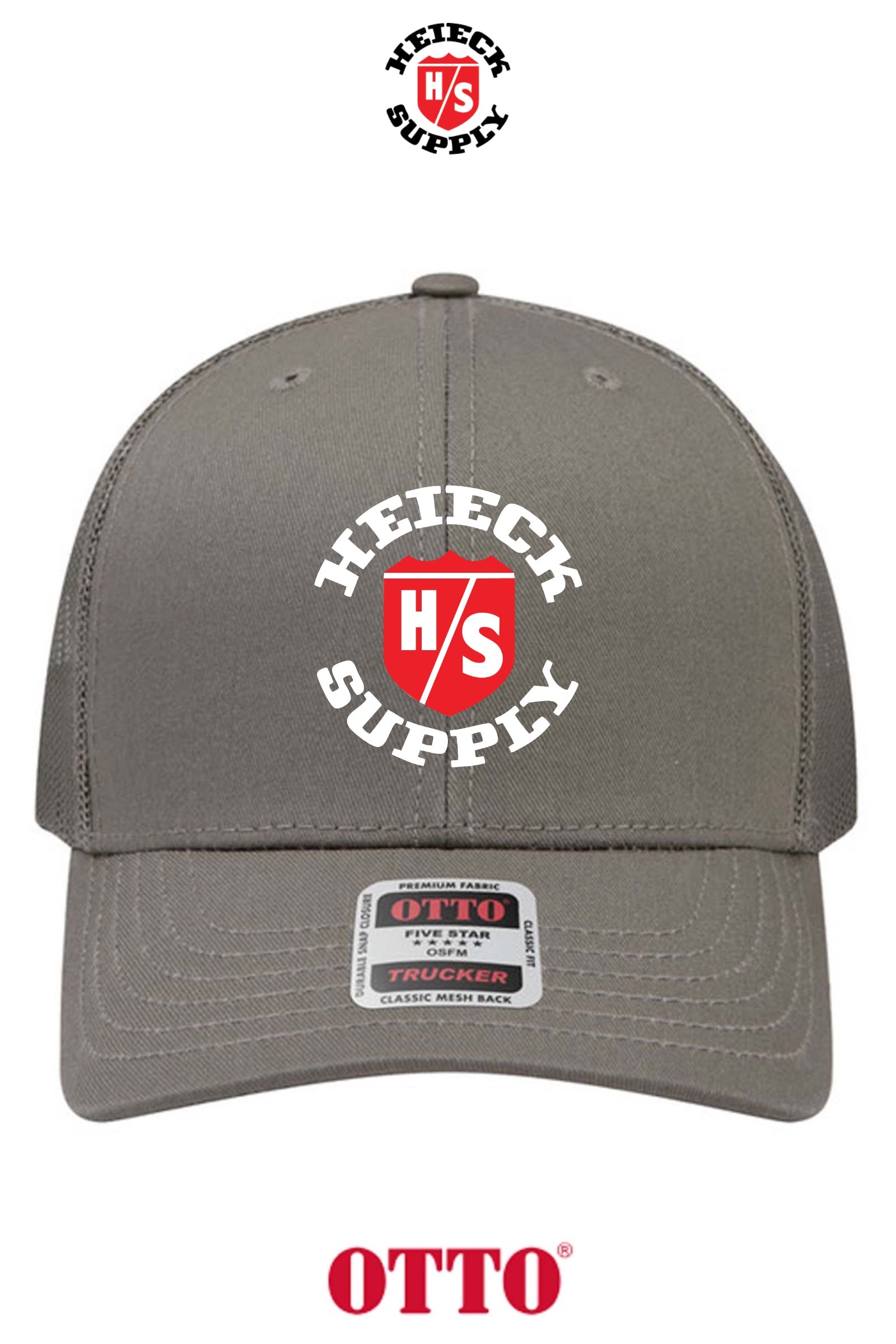 **BULK BUY SPECIAL** OTTO CAP® 6 Panel Mid Profile Mesh Back Trucker Hat - HEIECK SUPPLY