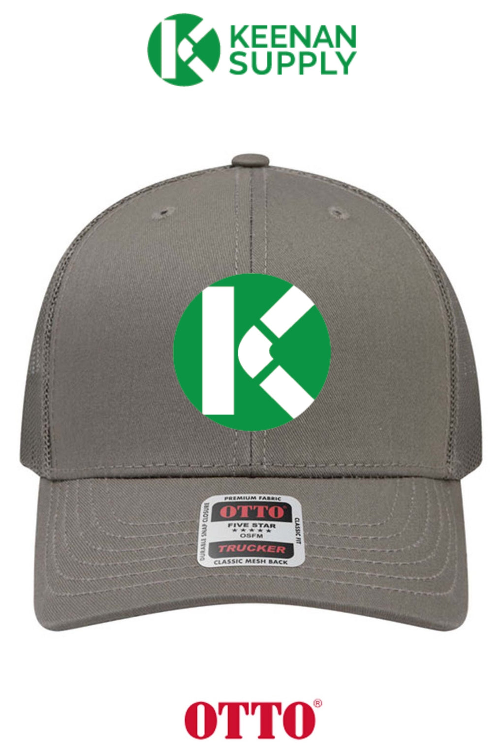 **BULK BUY SPECIAL** OTTO CAP® 6 Panel Mid Profile Mesh Back Trucker Hat - KEENAN SUPPLY