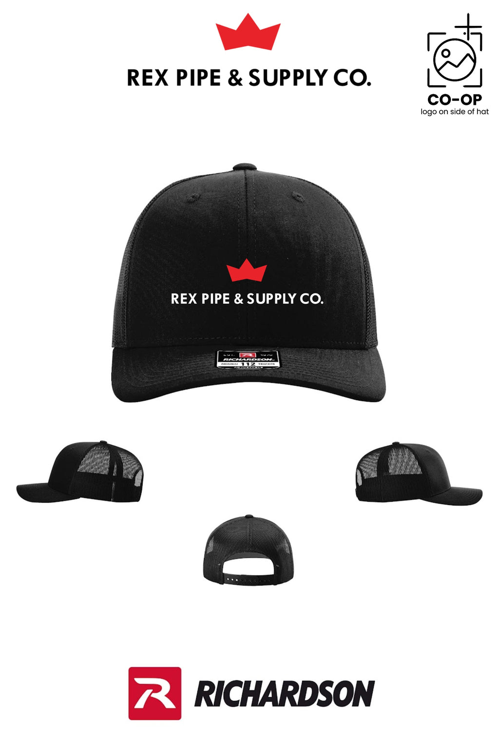 Richardson 112 Trucker Cap - REX PIPE AND SUPPLY