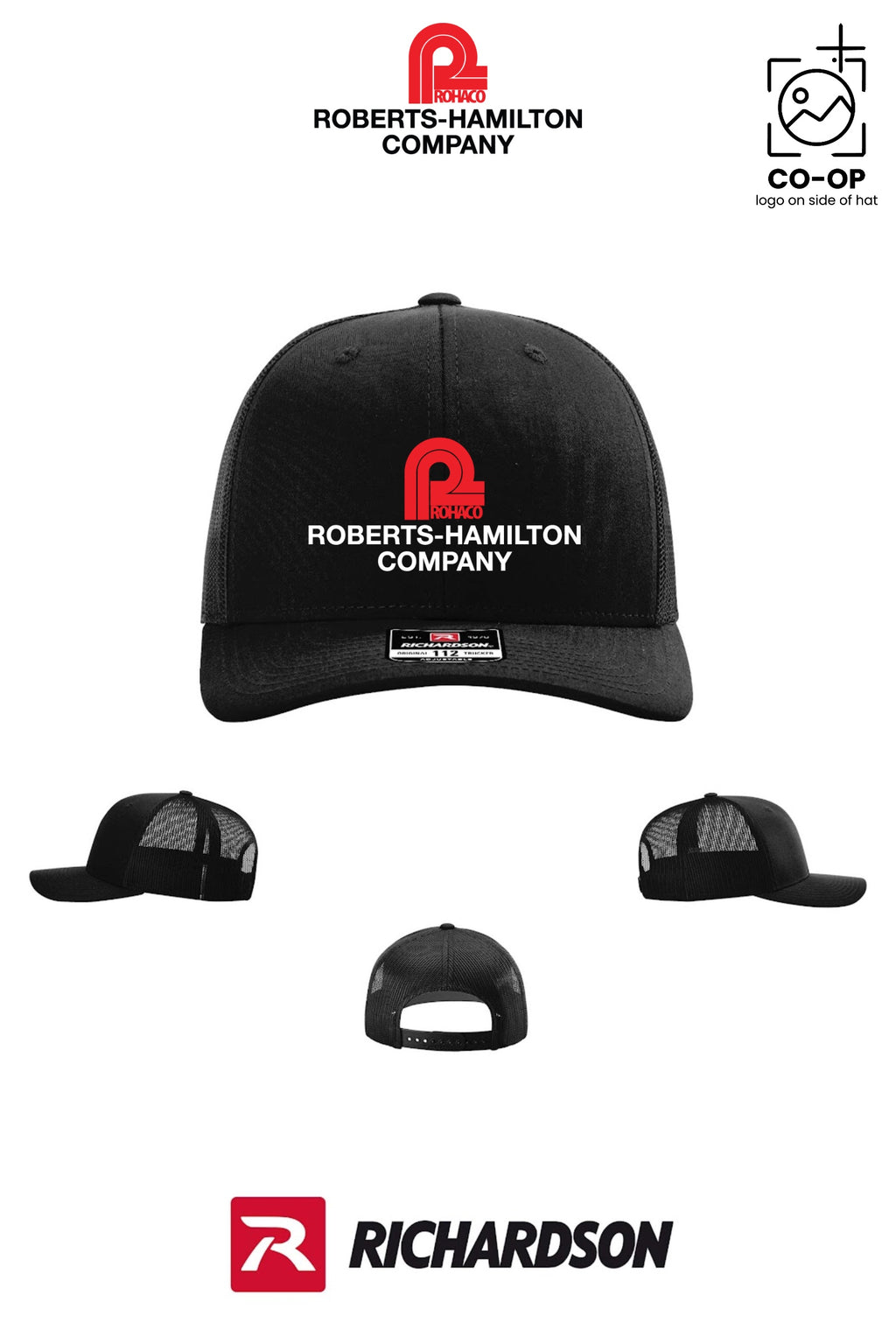 Richardson 112 Trucker Cap - ROBERTS-HAMILTON