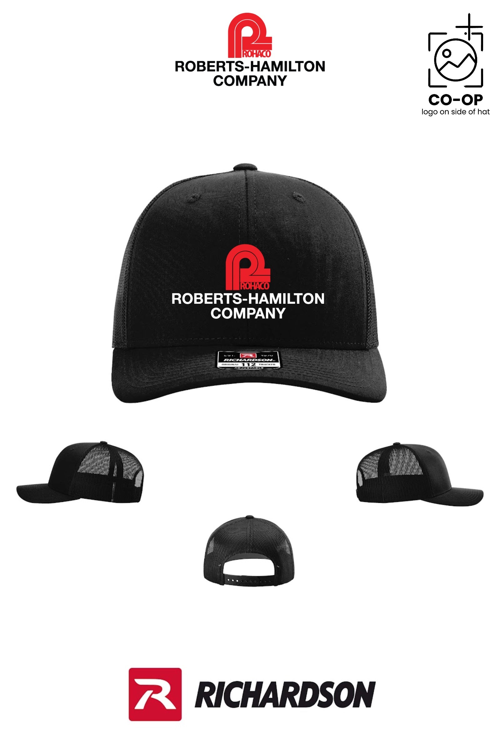 Richardson 112 Trucker Cap - ROBERTS-HAMILTON