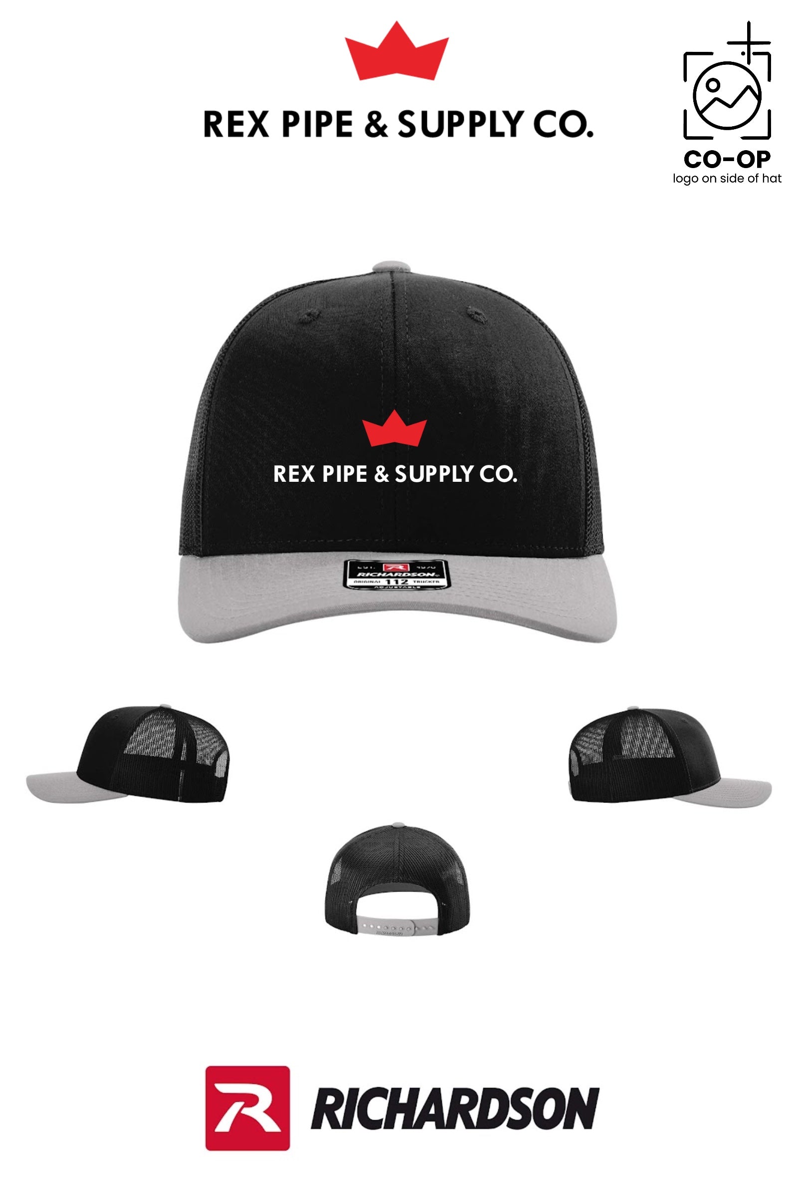 Richardson 112 Trucker Cap - REX PIPE AND SUPPLY