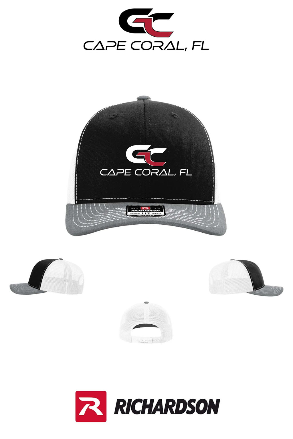 Richardson 112 Trucker Cap - GORMAN CO - CAPE CORAL