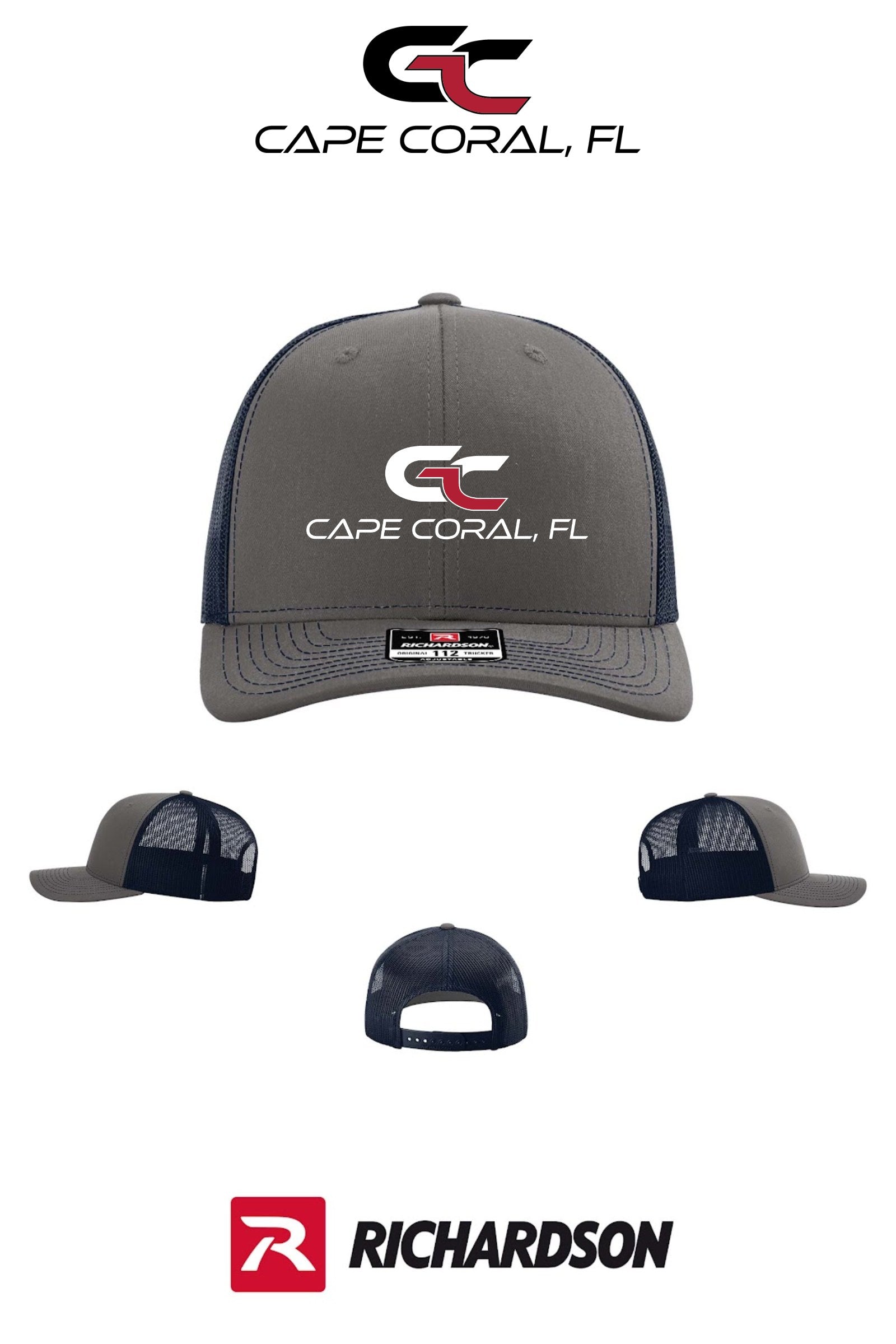 Richardson 112 Trucker Cap - GORMAN CO - CAPE CORAL