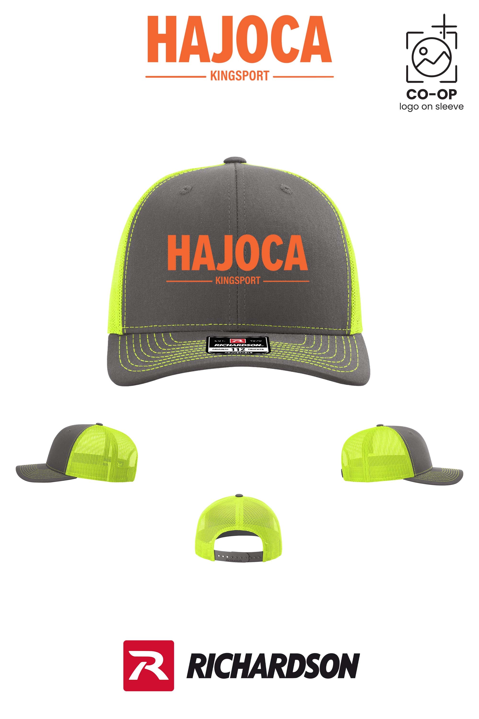 Richardson 112 Trucker Cap - HAJOCA - KINGSPORT