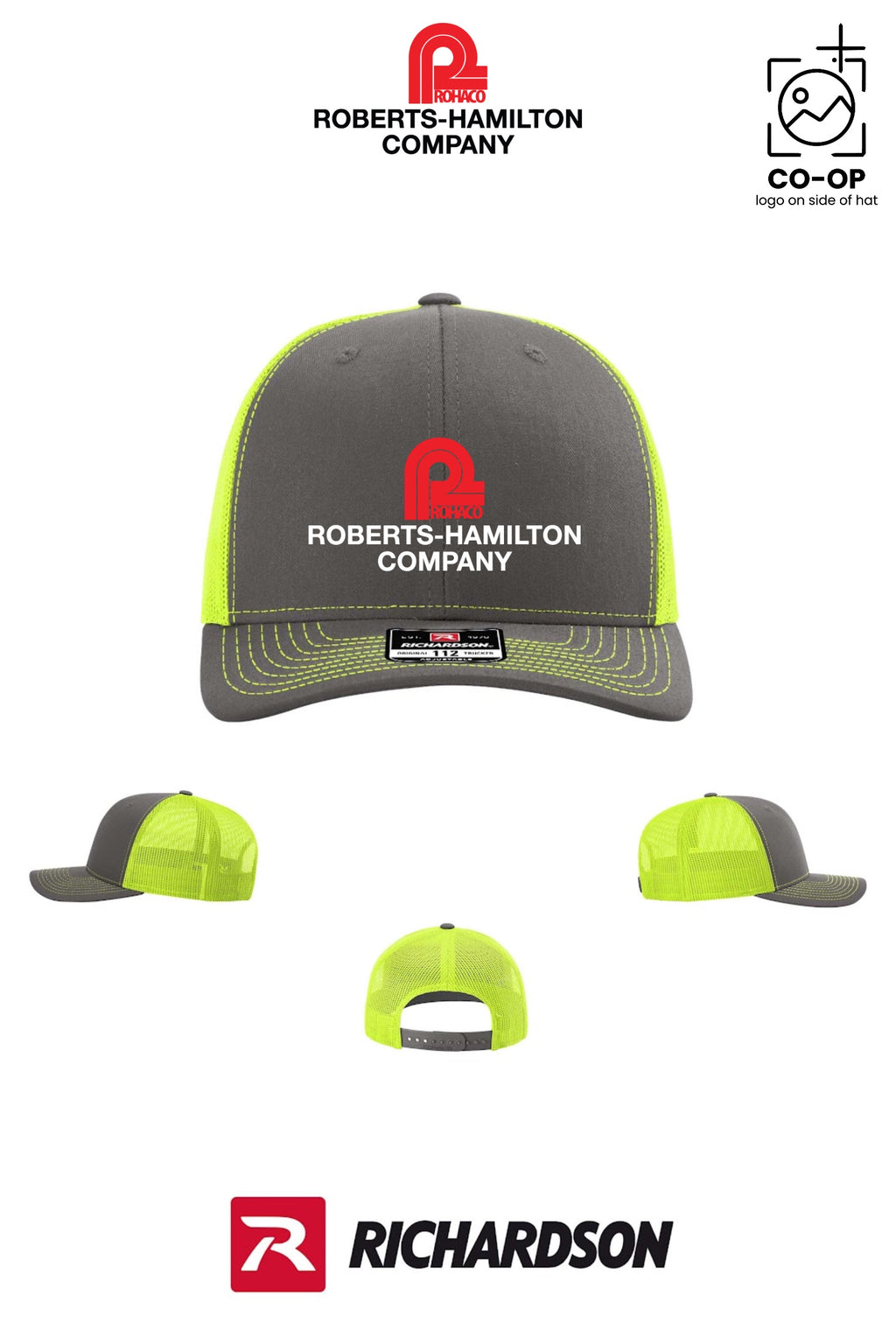 Richardson 112 Trucker Cap - ROBERTS-HAMILTON