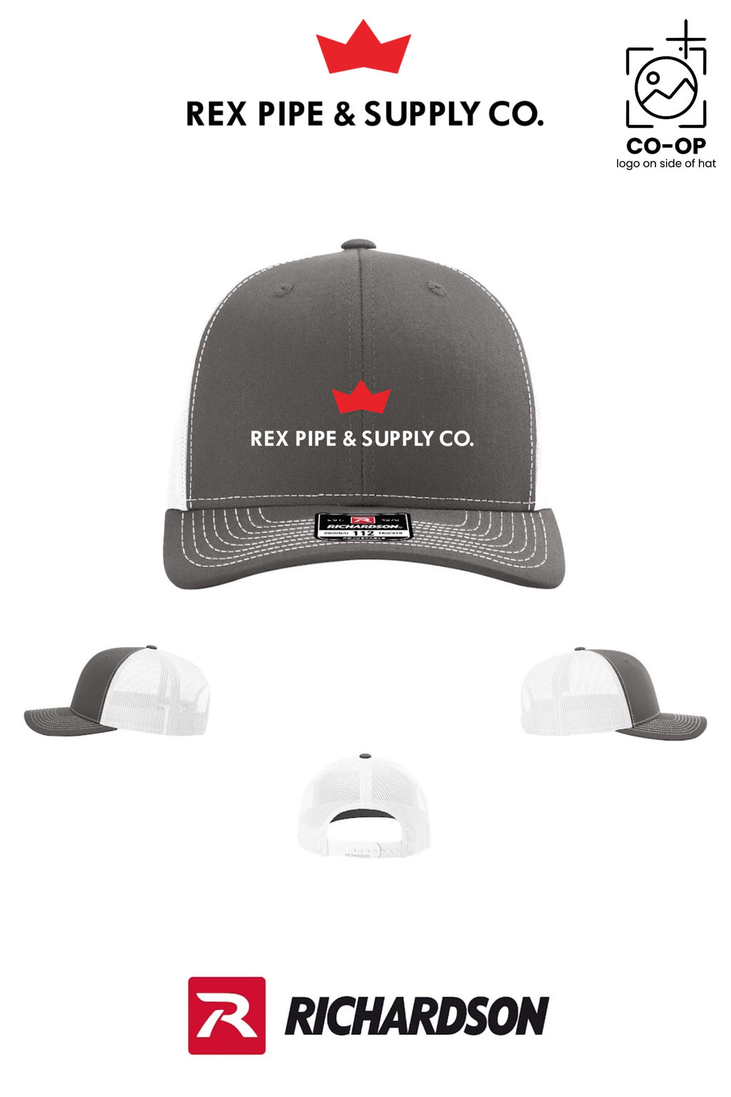 Richardson 112 Trucker Cap - REX PIPE AND SUPPLY