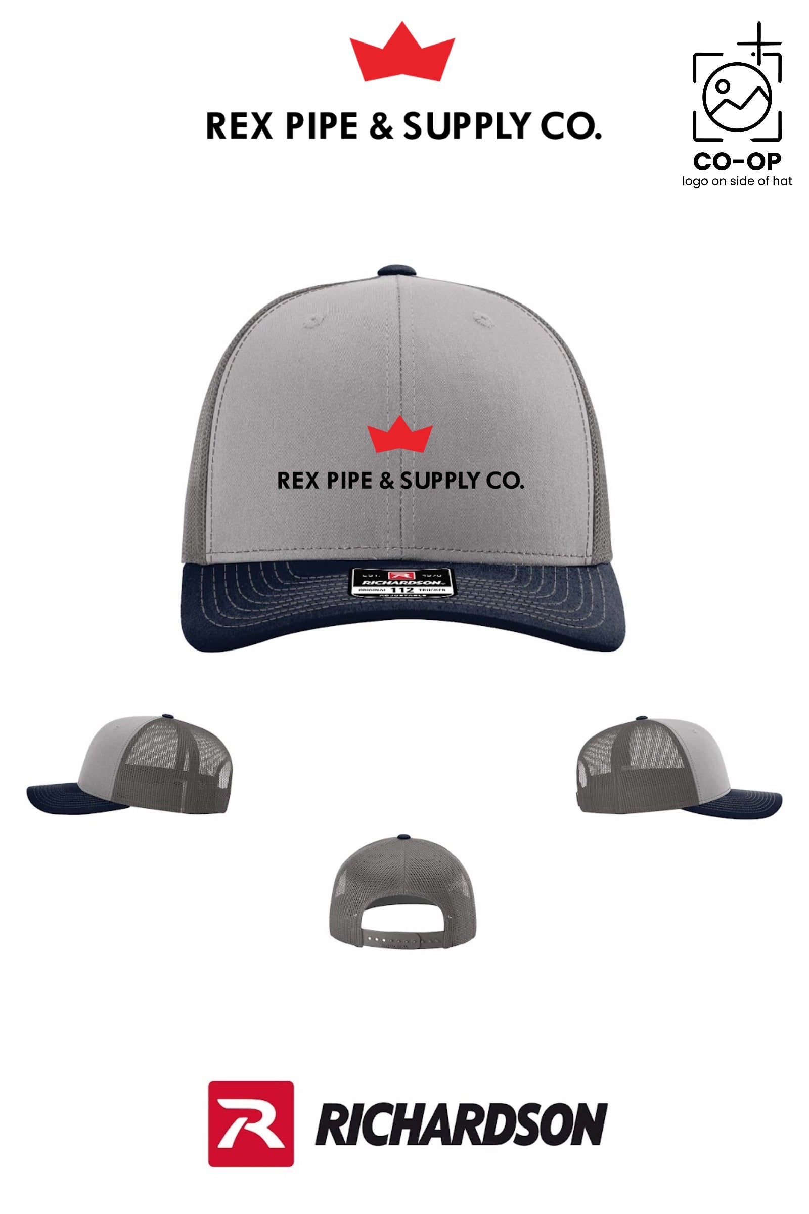 Richardson 112 Trucker Cap - REX PIPE AND SUPPLY