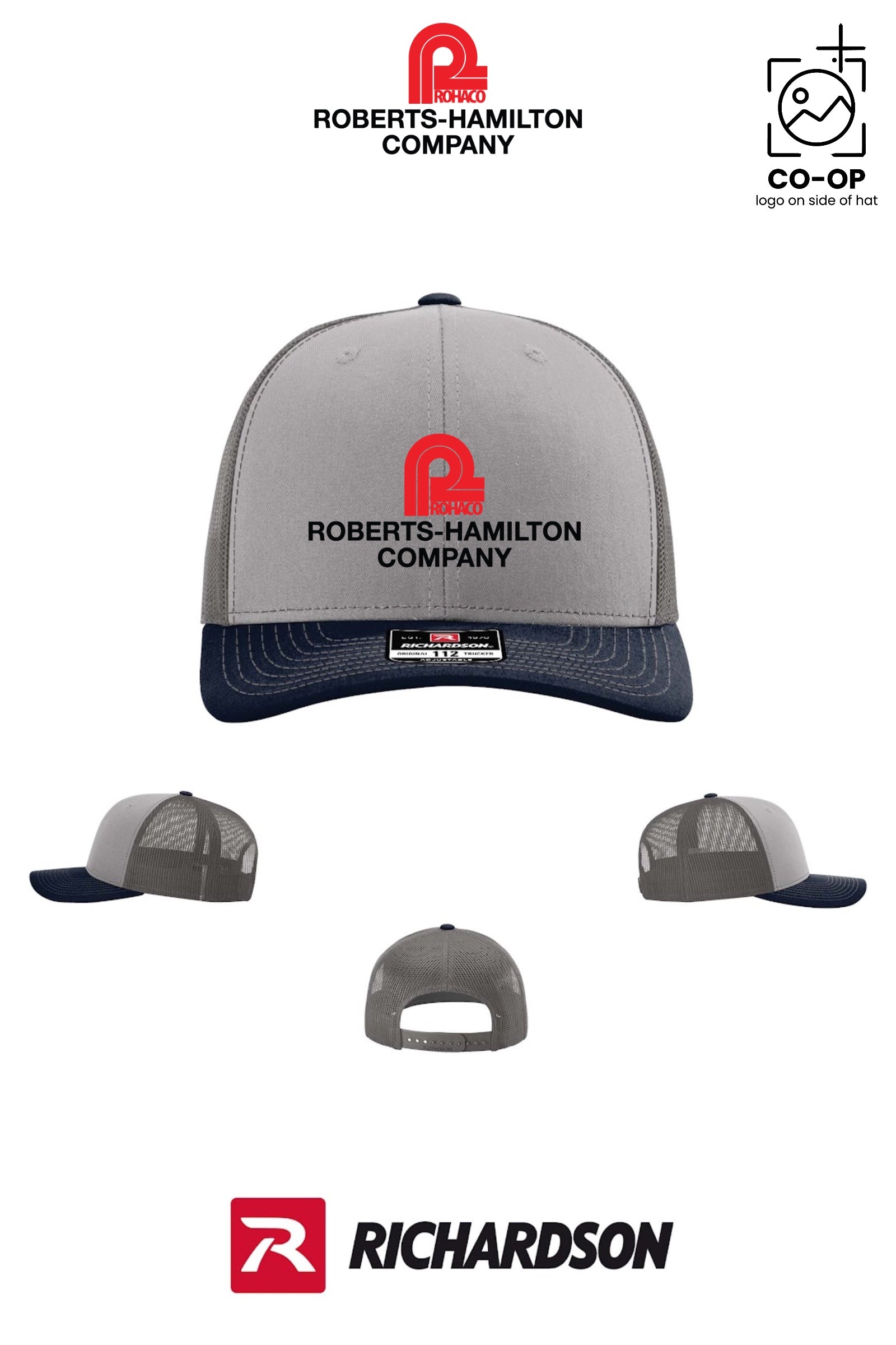 Richardson 112 Trucker Cap - ROBERTS-HAMILTON