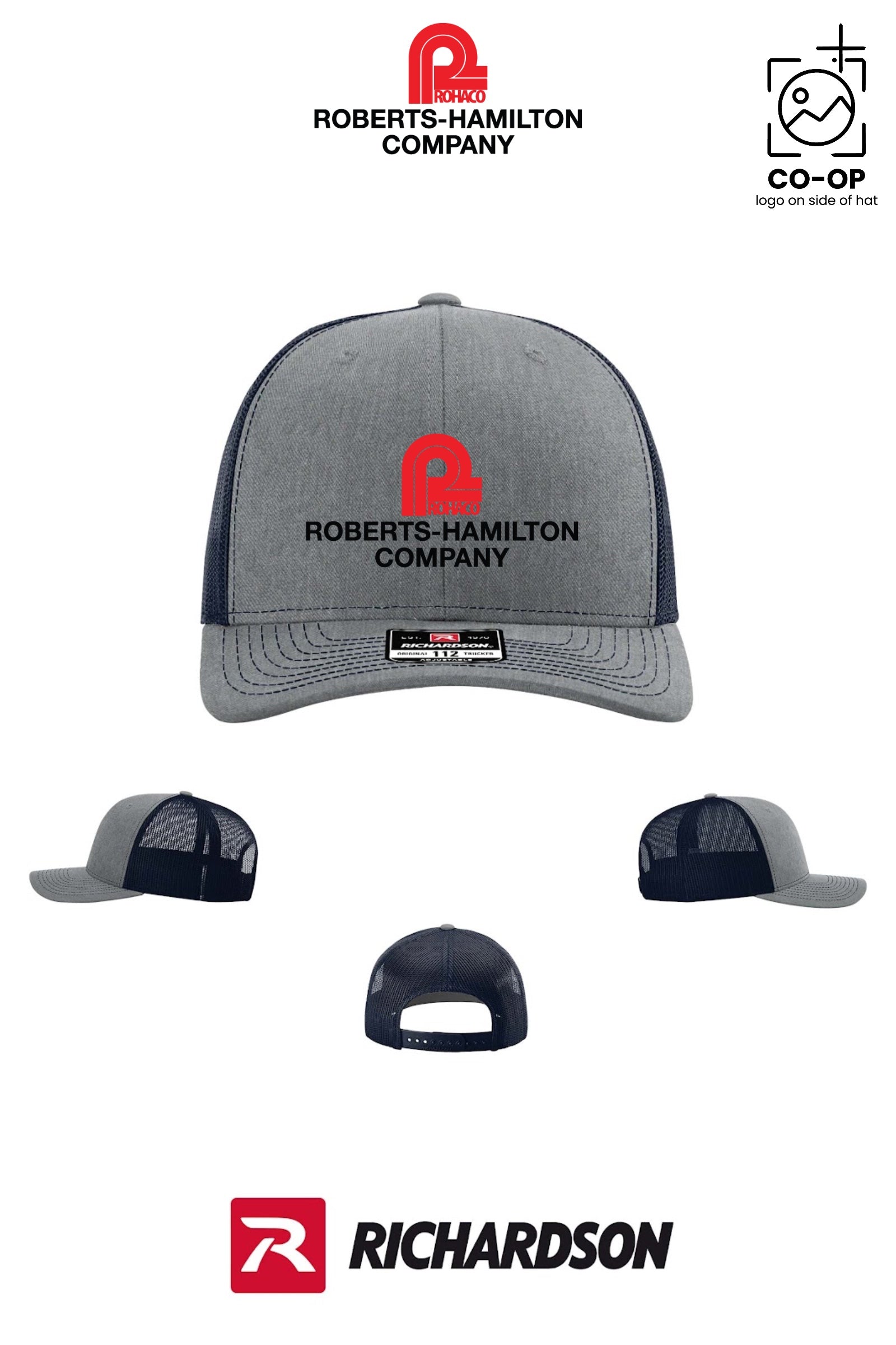 Richardson 112 Trucker Cap - ROBERTS-HAMILTON