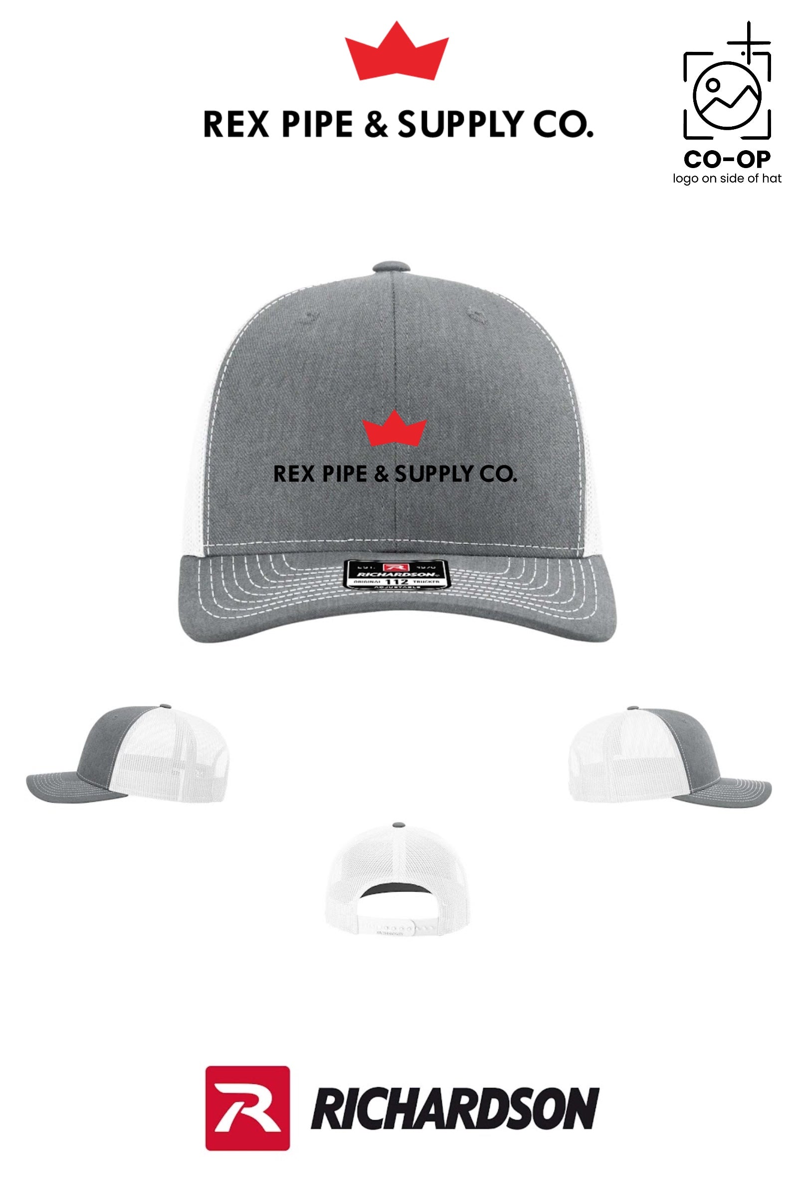 Richardson 112 Trucker Cap - REX PIPE AND SUPPLY