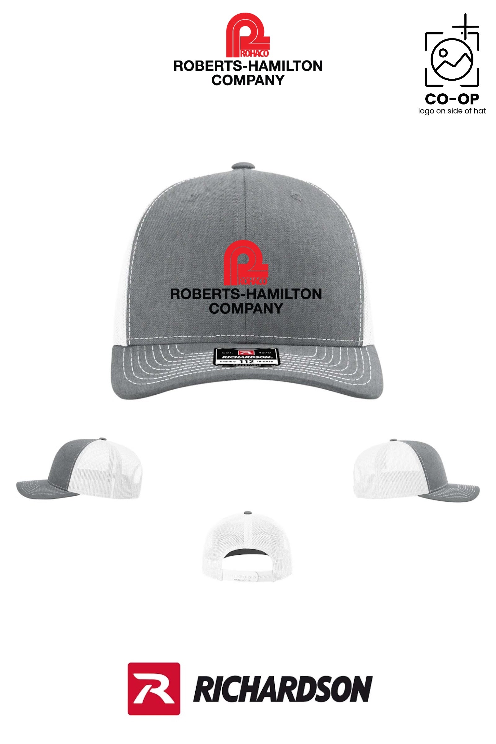Richardson 112 Trucker Cap - ROBERTS-HAMILTON