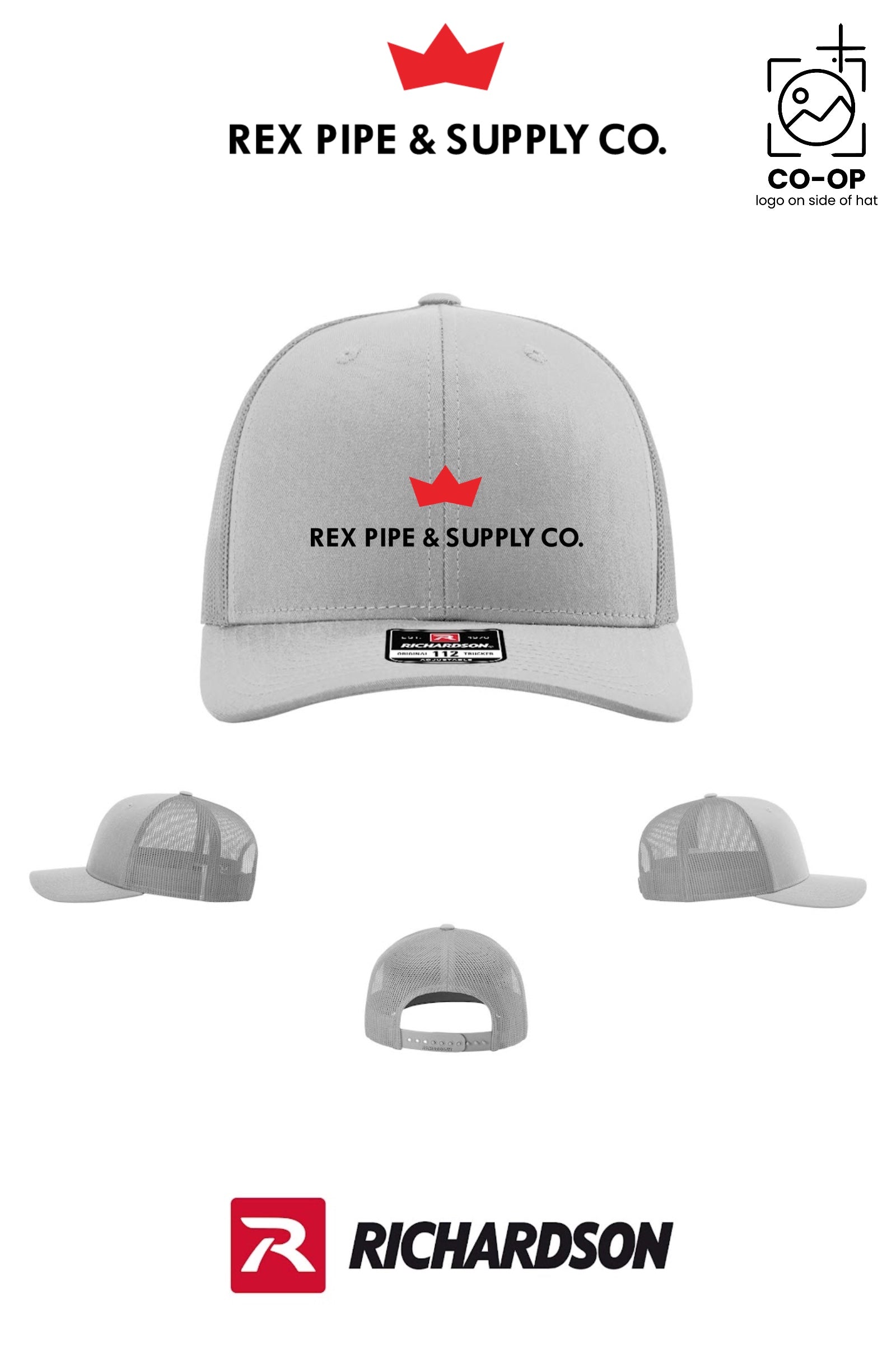 Richardson 112 Trucker Cap - REX PIPE AND SUPPLY