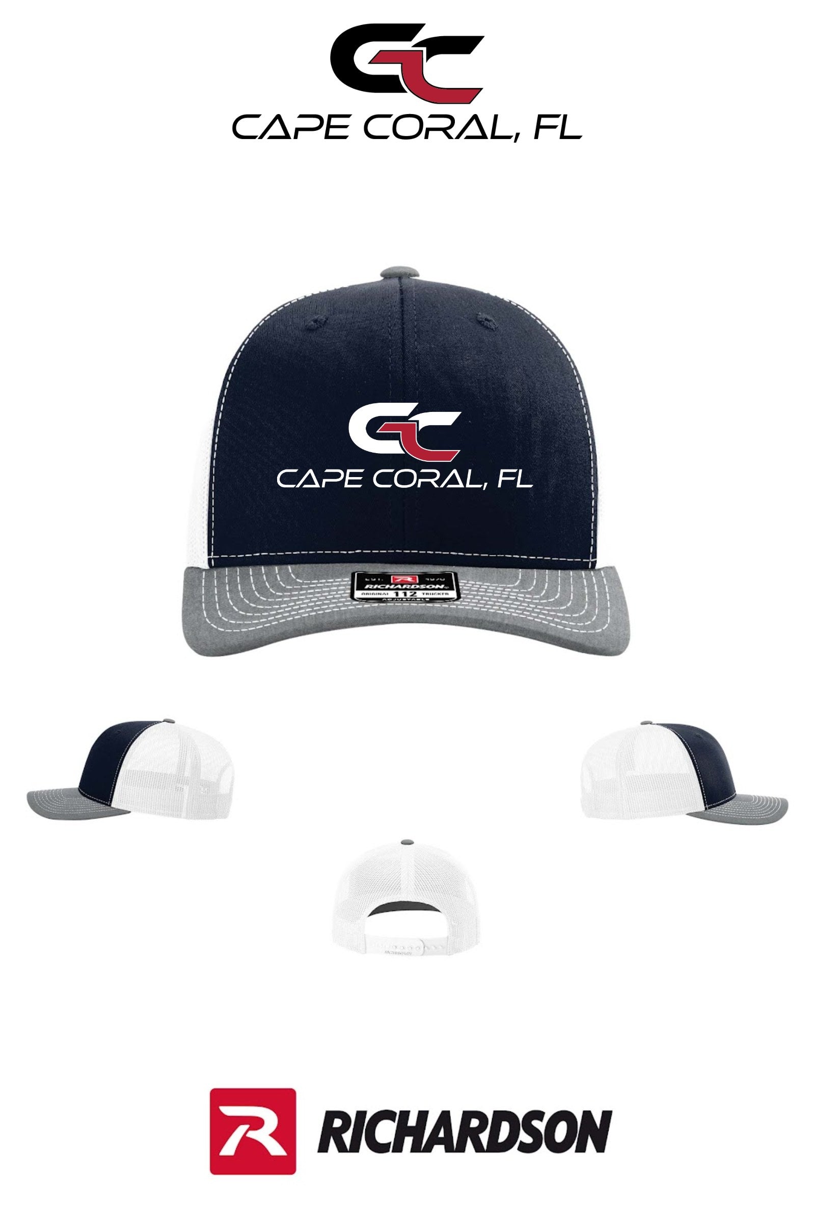 Richardson 112 Trucker Cap - GORMAN CO - CAPE CORAL