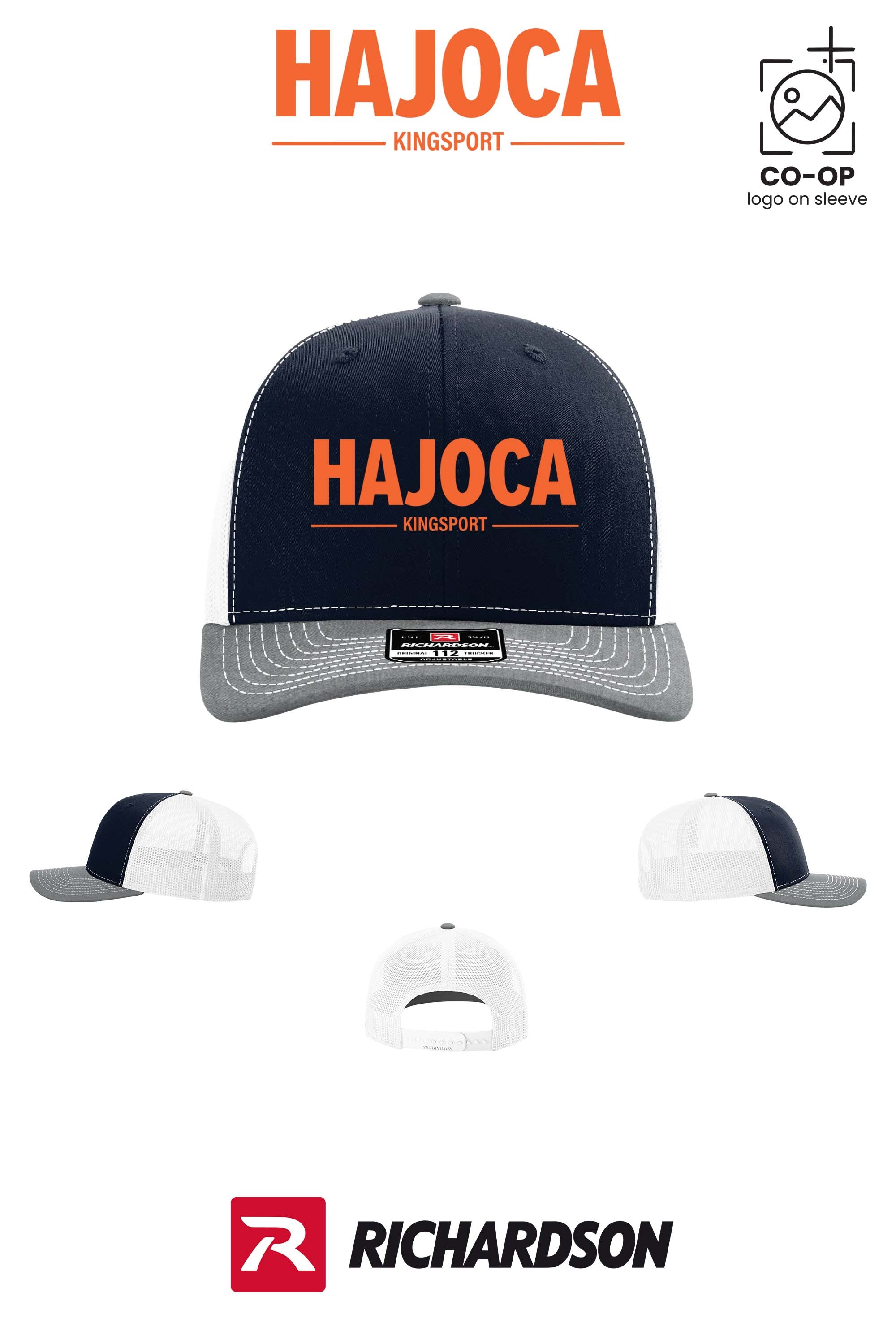 Richardson 112 Trucker Cap - HAJOCA - KINGSPORT