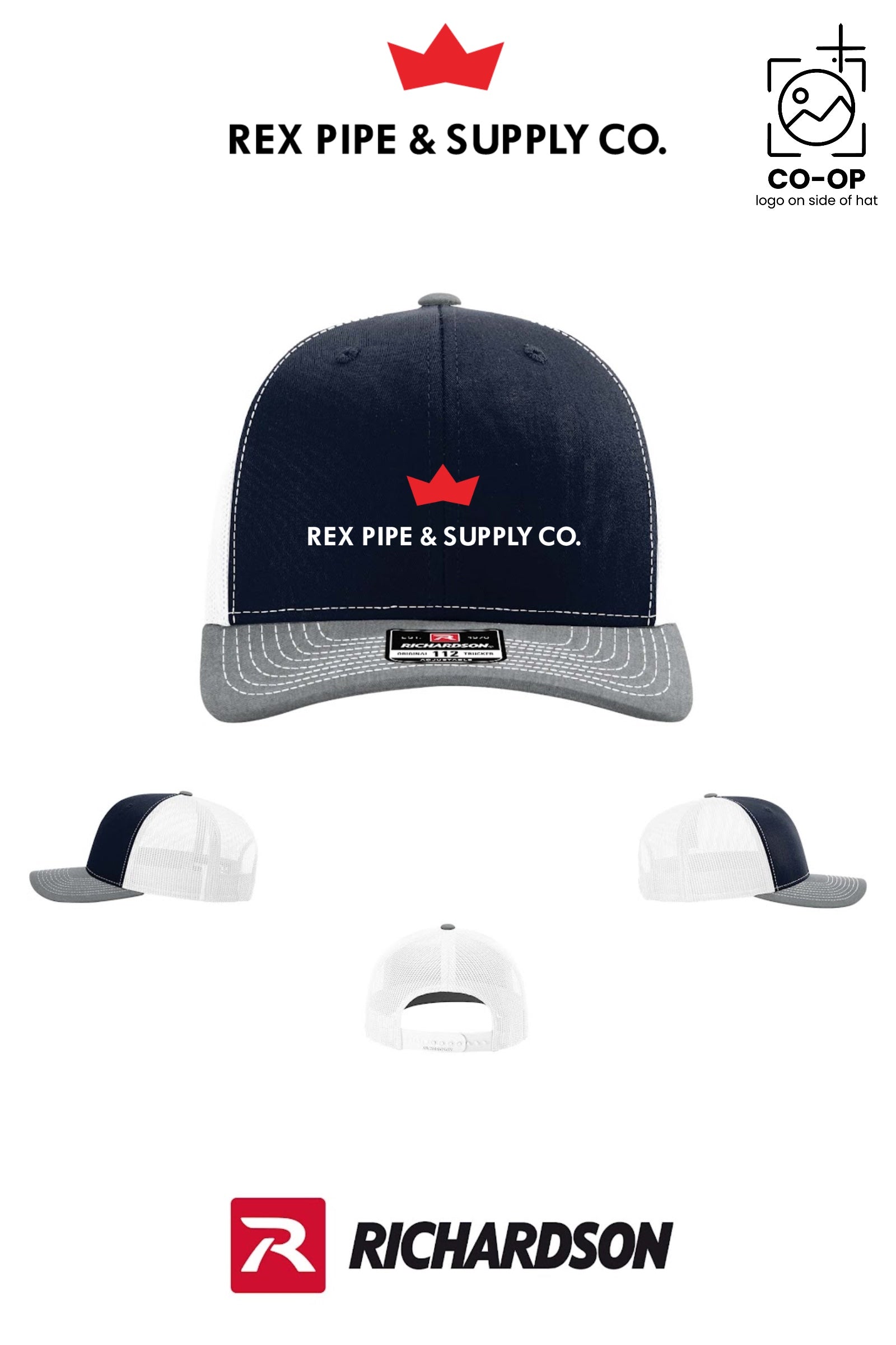 Richardson 112 Trucker Cap - REX PIPE AND SUPPLY