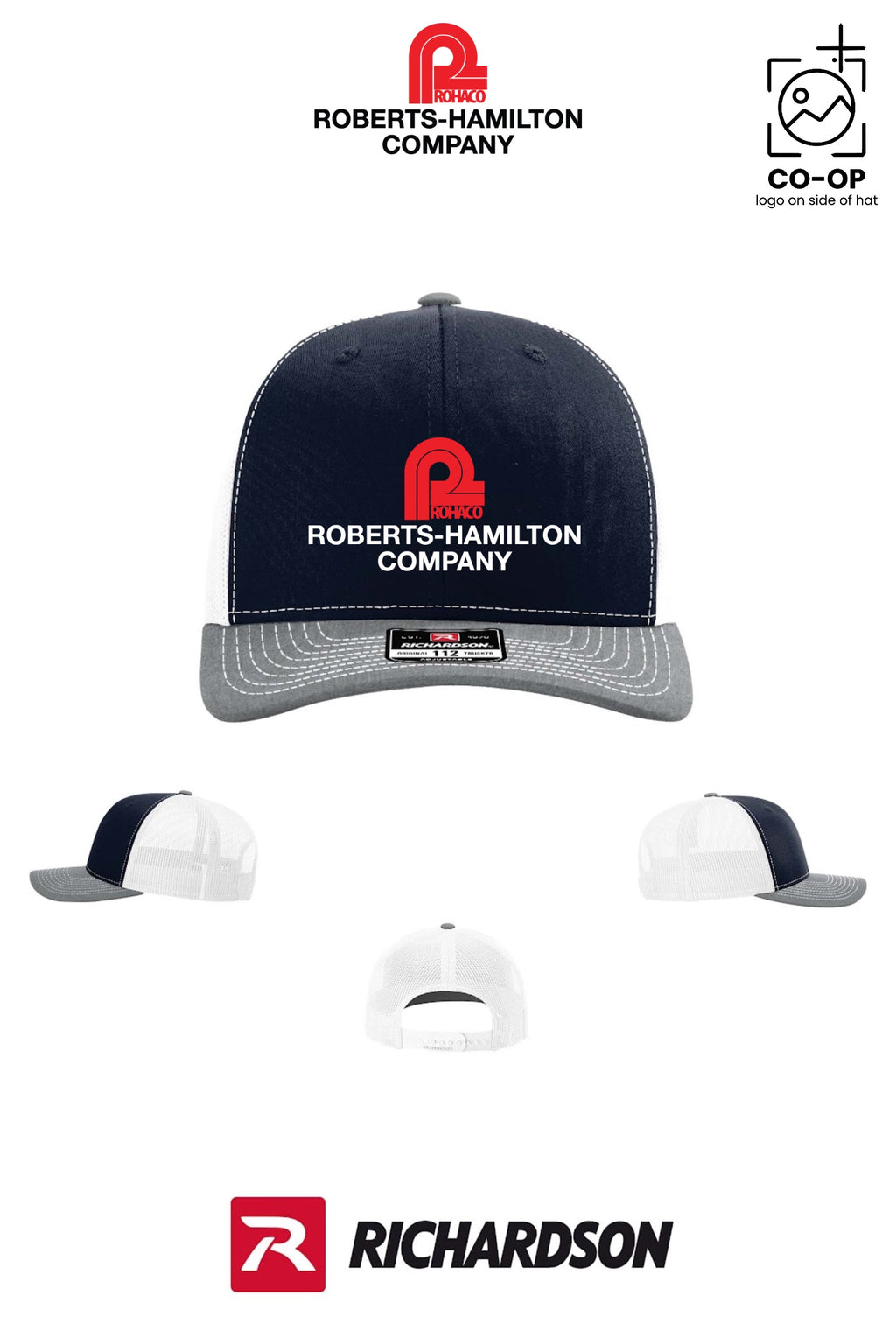 Richardson 112 Trucker Cap - ROBERTS-HAMILTON