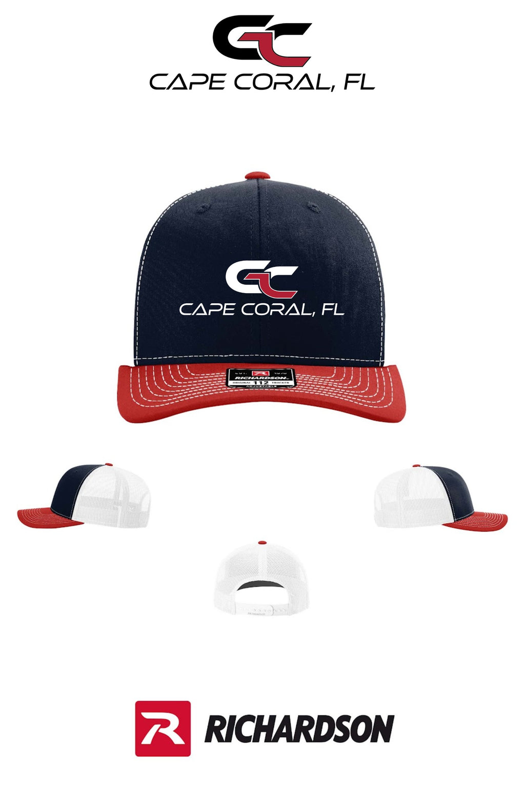 Richardson 112 Trucker Cap - GORMAN CO - CAPE CORAL