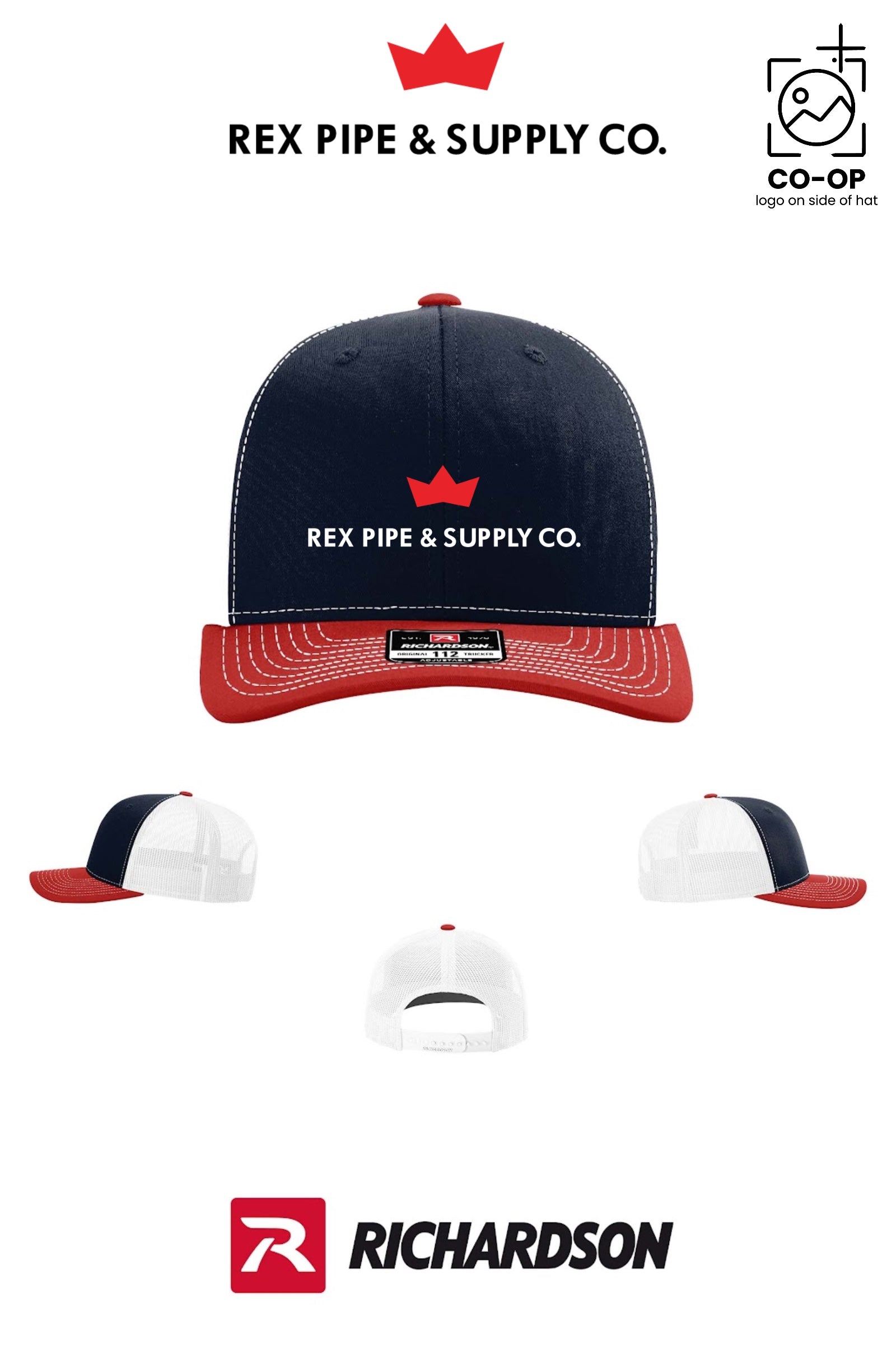 Richardson 112 Trucker Cap - REX PIPE AND SUPPLY
