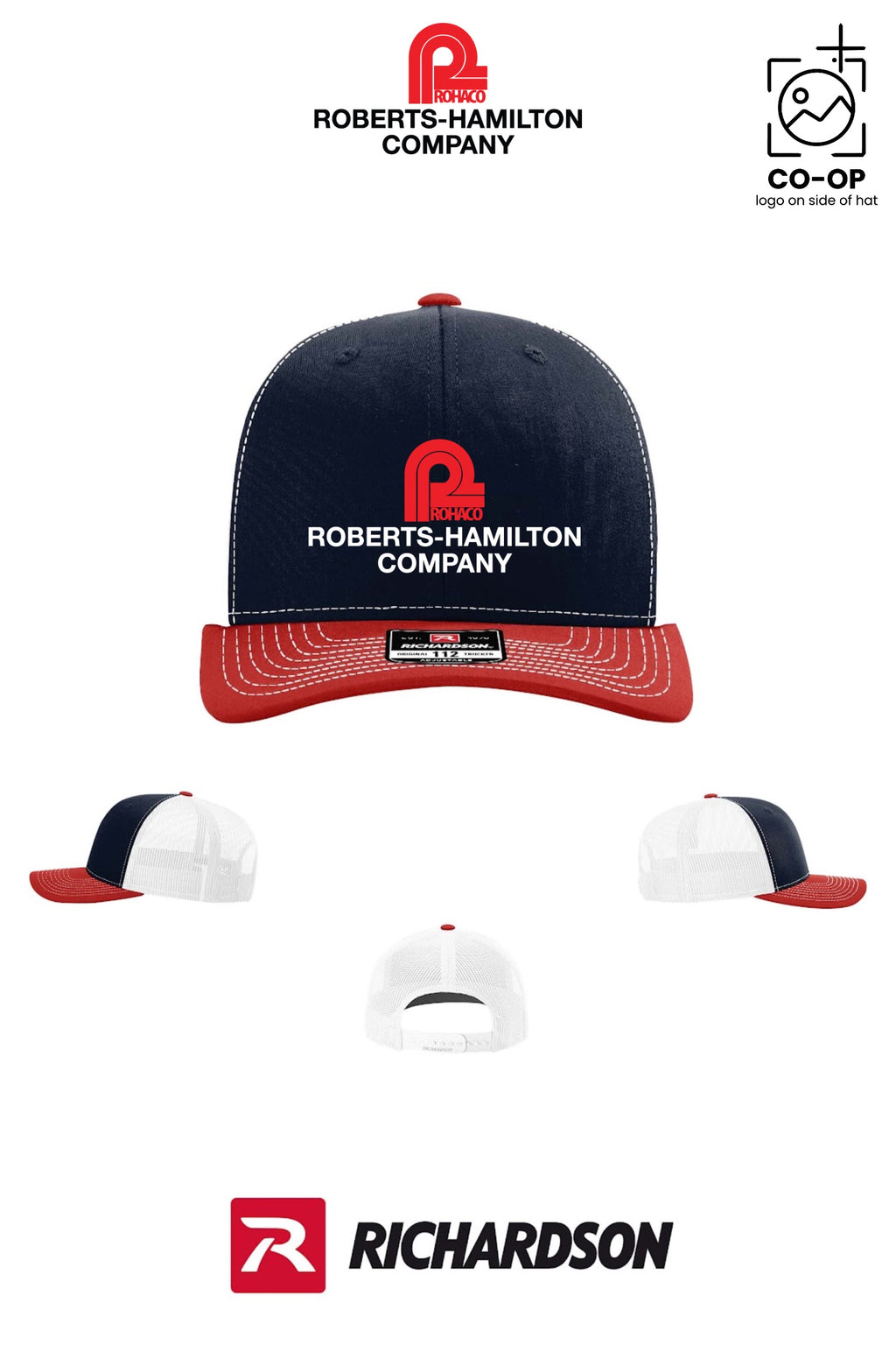 Richardson 112 Trucker Cap - ROBERTS-HAMILTON