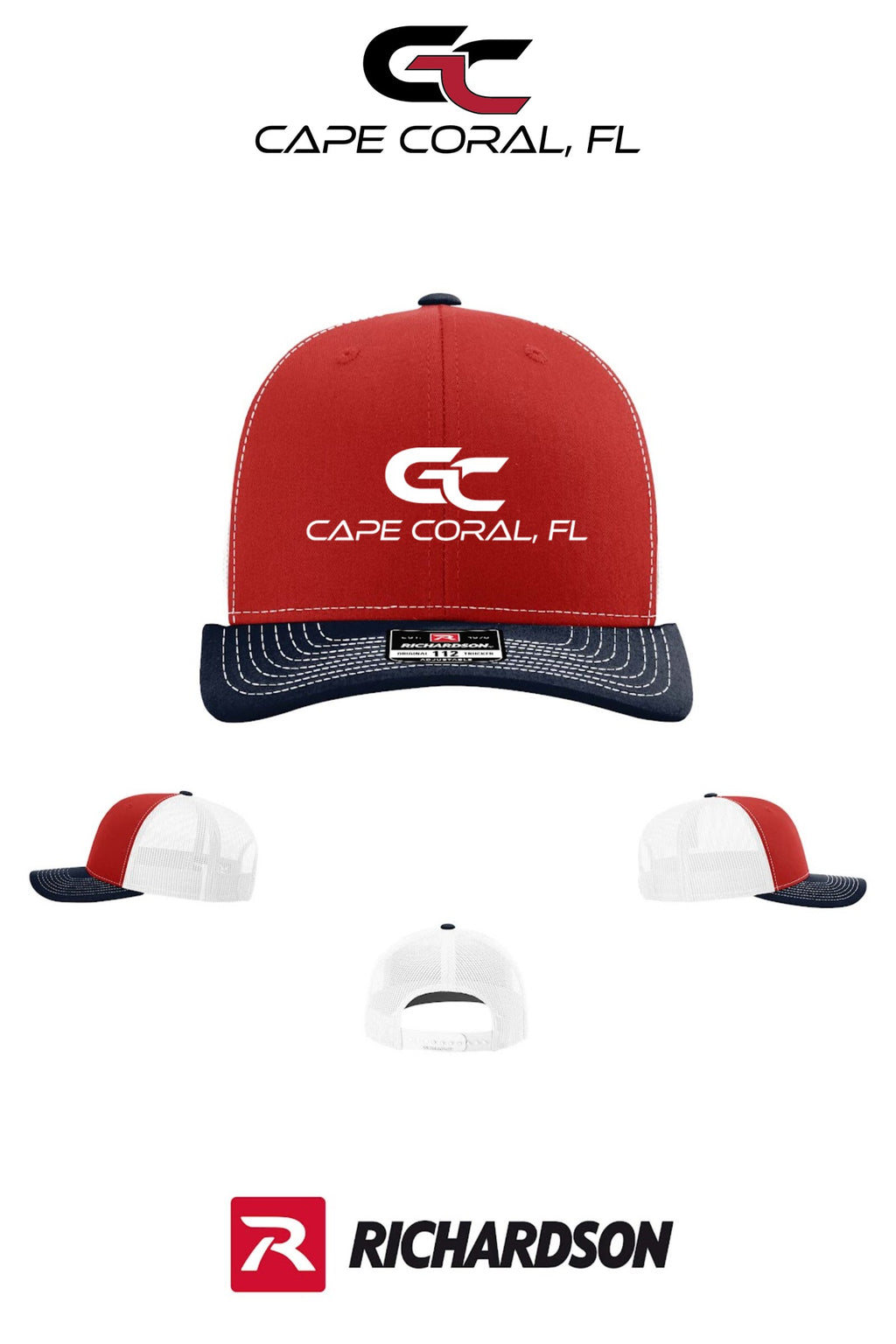 Richardson 112 Trucker Cap - GORMAN CO - CAPE CORAL