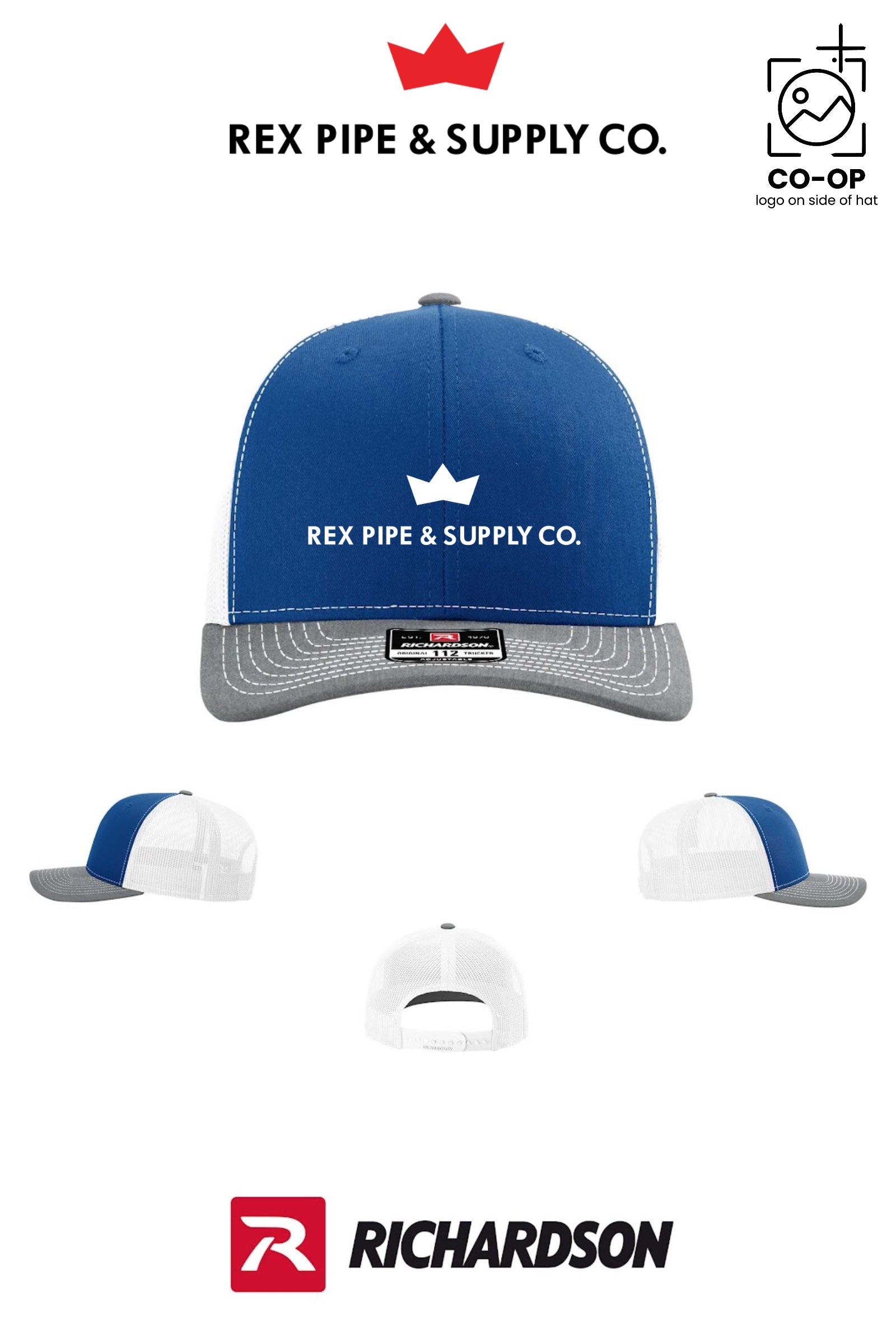 Richardson 112 Trucker Cap - REX PIPE AND SUPPLY