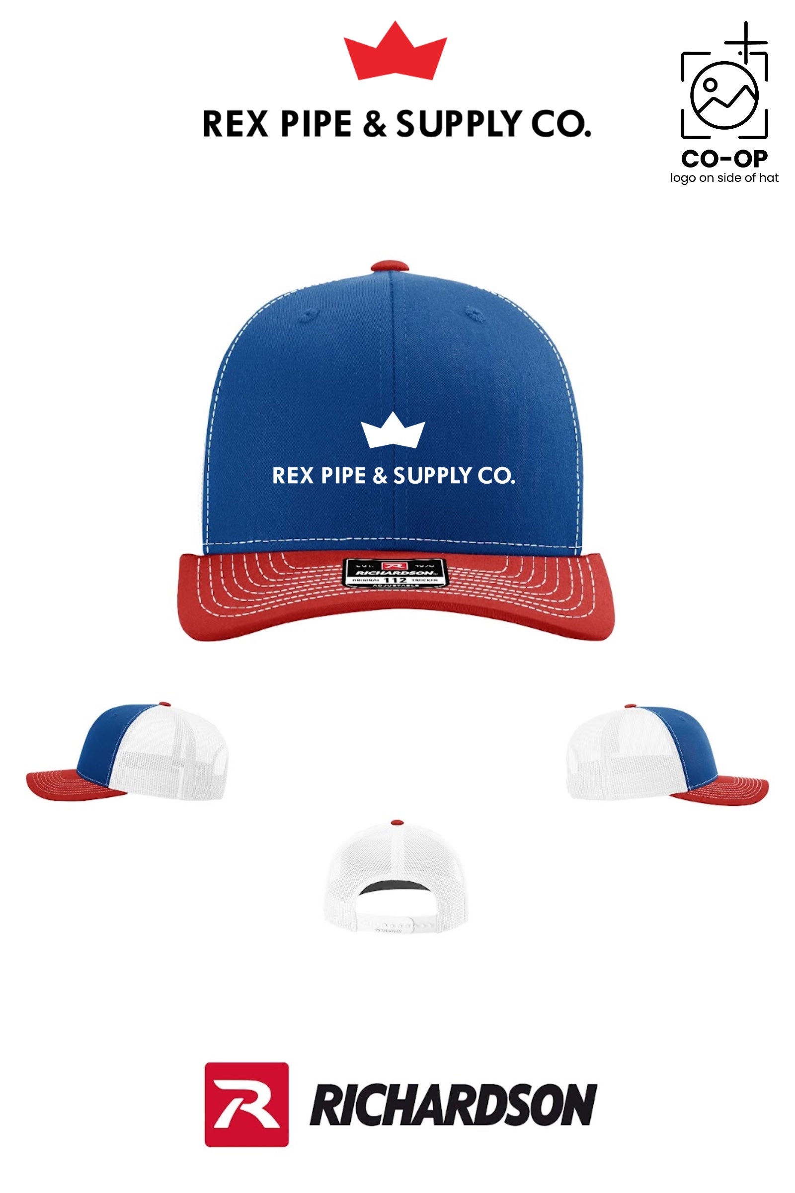 Richardson 112 Trucker Cap - REX PIPE AND SUPPLY