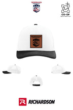 *LEATHER PATCH* Richardson 112 Trucker Cap - GORMAN CO - PANAMA CITY - Pack of 25