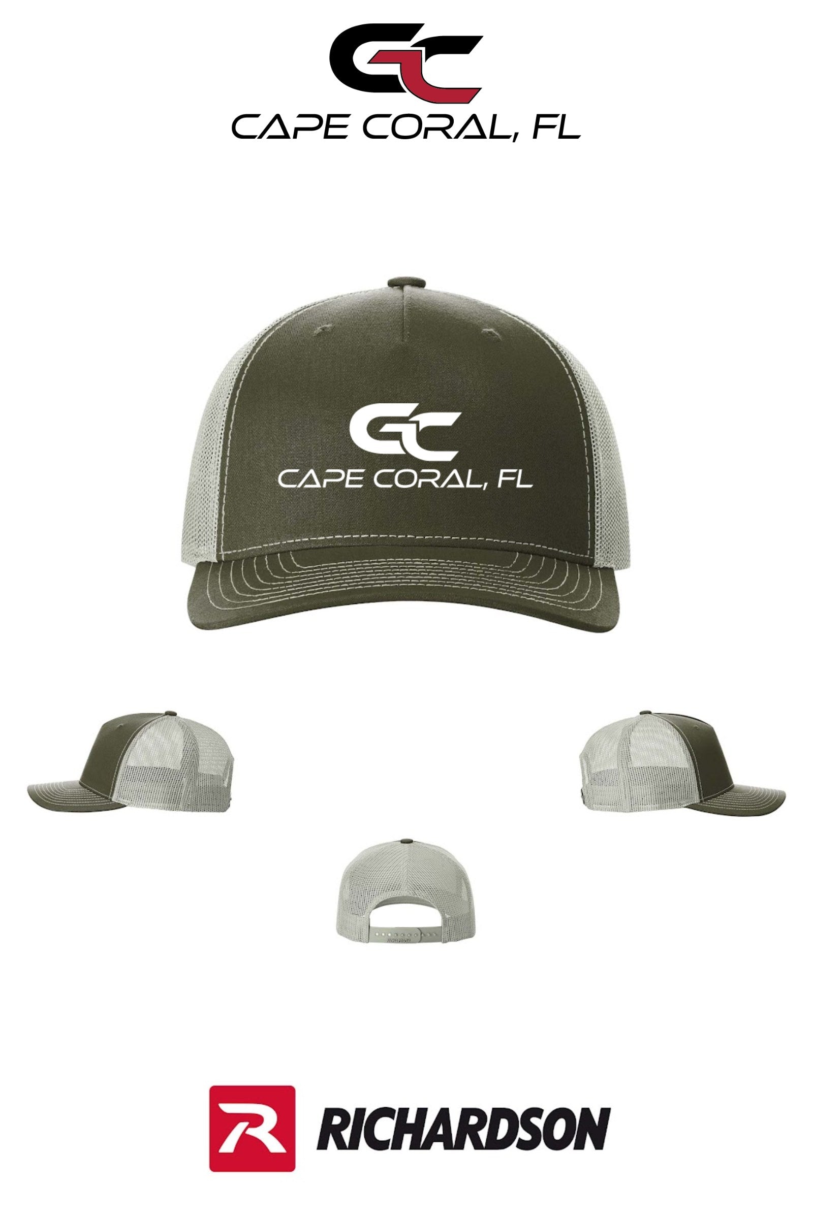 Richardson 112FP Five-Panel Trucker - GORMAN CO - CAPE CORAL