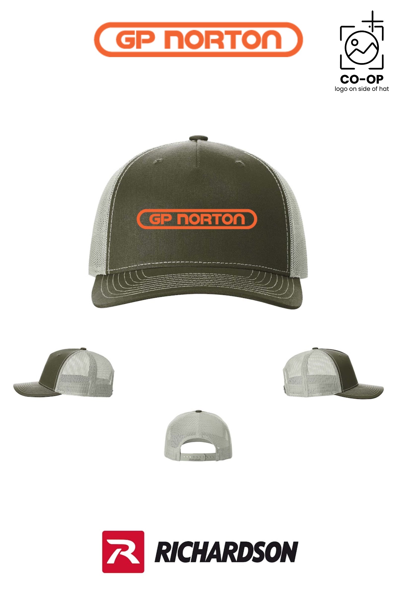 Richardson 112FP Five-Panel Trucker - G P NORTON