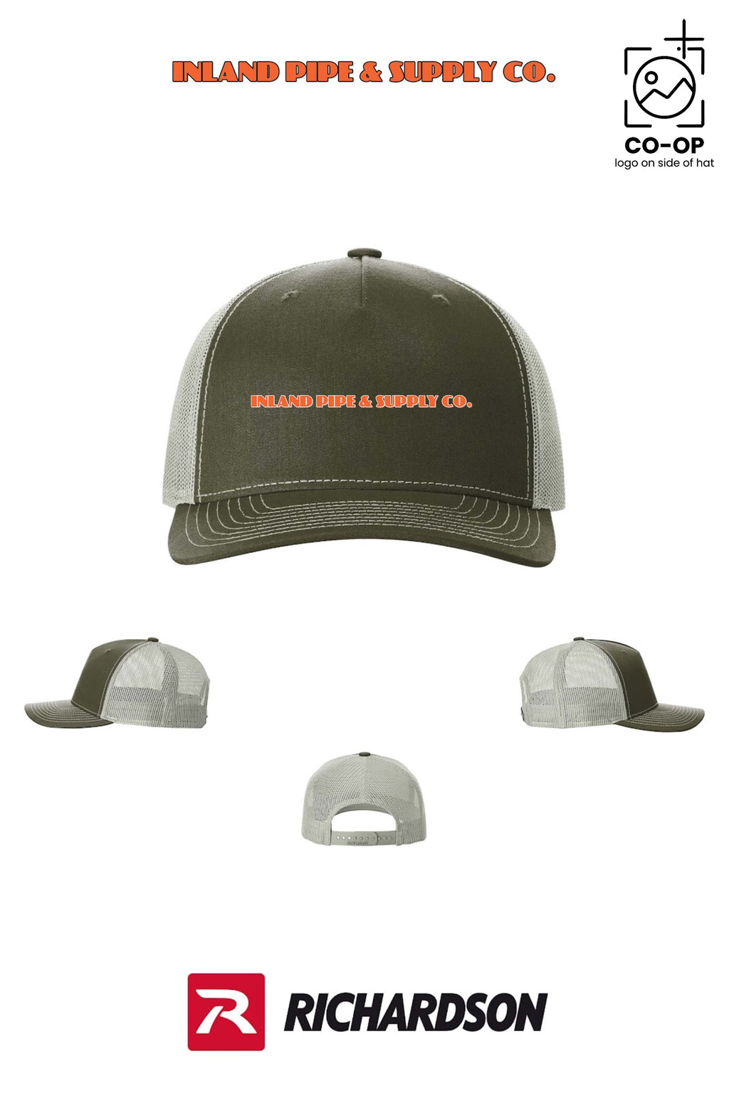 Richardson 112FP Five-Panel Trucker - INLAND PIPE AND SUPPLY