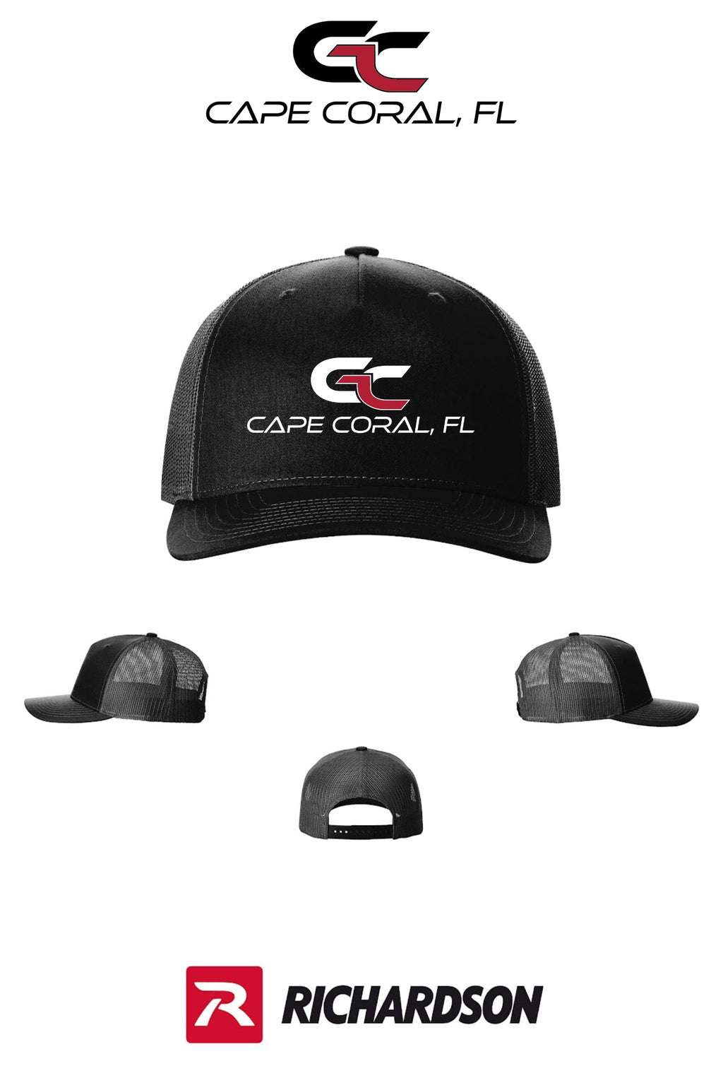 Richardson 112FP Five-Panel Trucker - GORMAN CO - CAPE CORAL