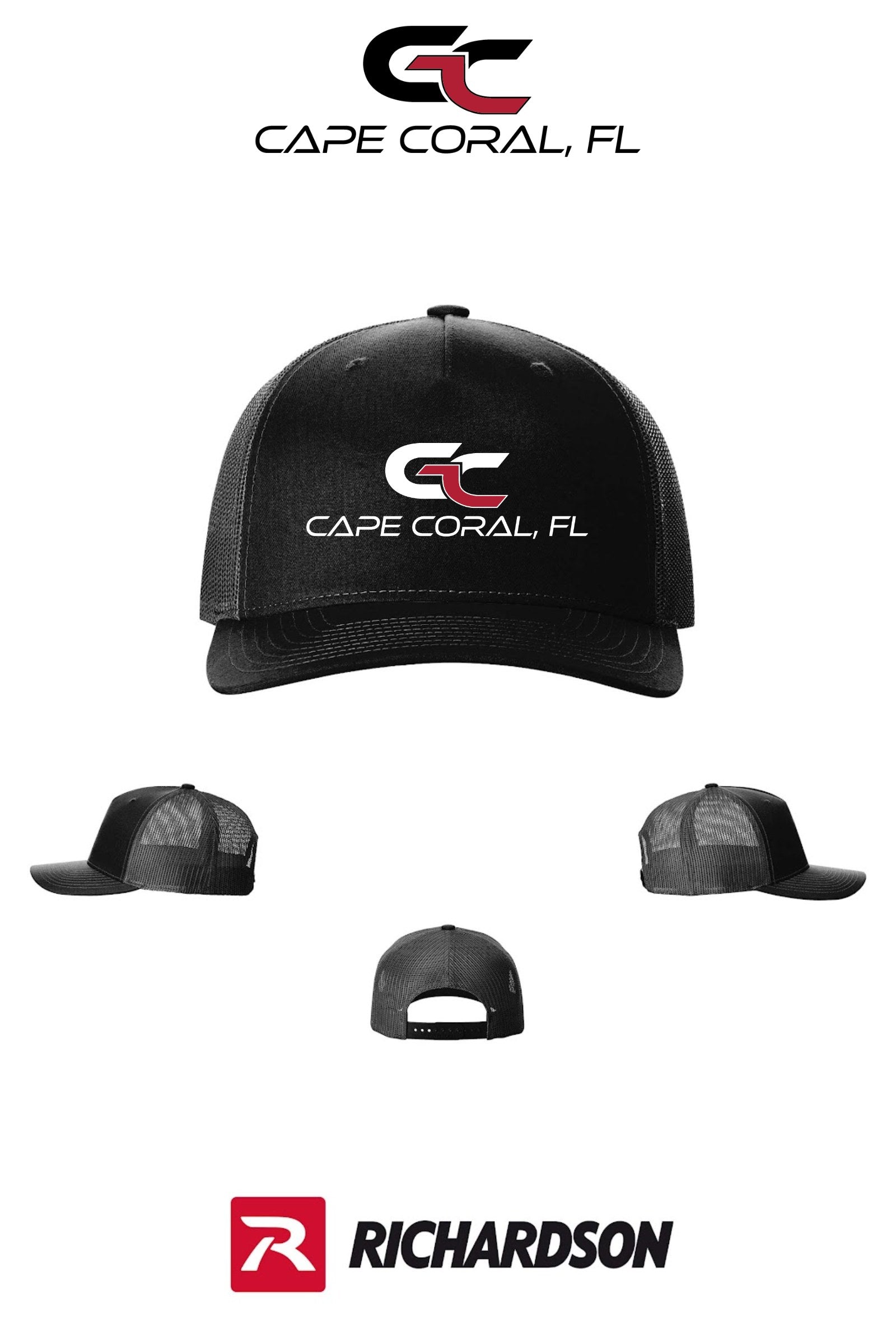 Richardson 112FP Five-Panel Trucker - GORMAN CO - CAPE CORAL
