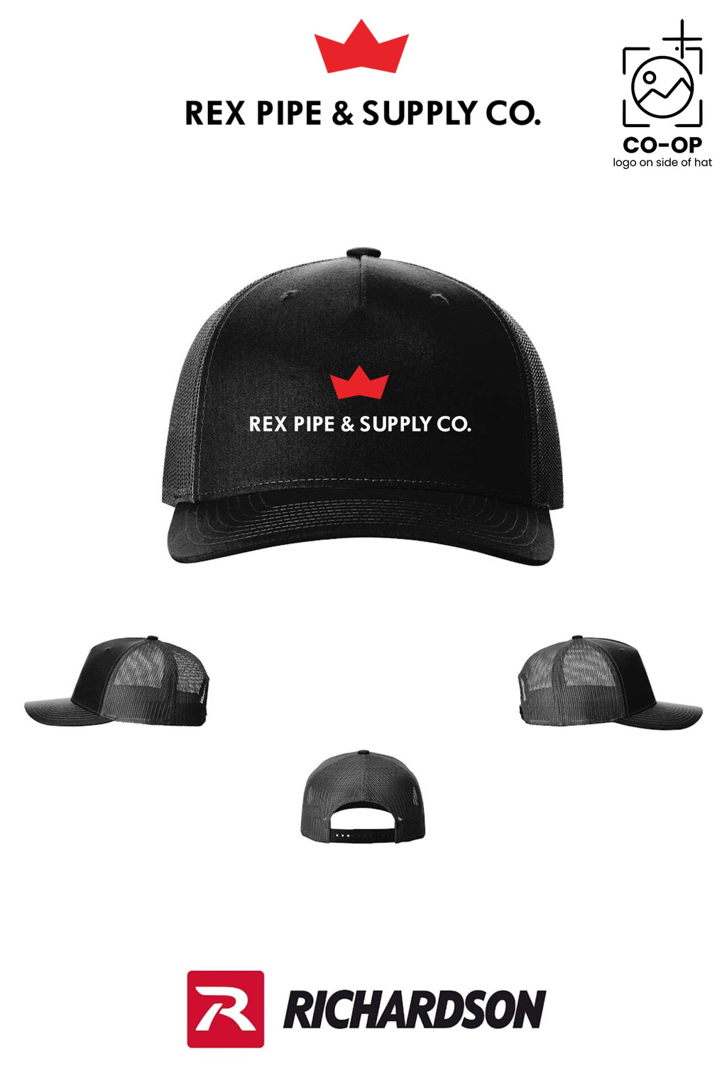Richardson 112FP Five-Panel Trucker - REX PIPE AND SUPPLY