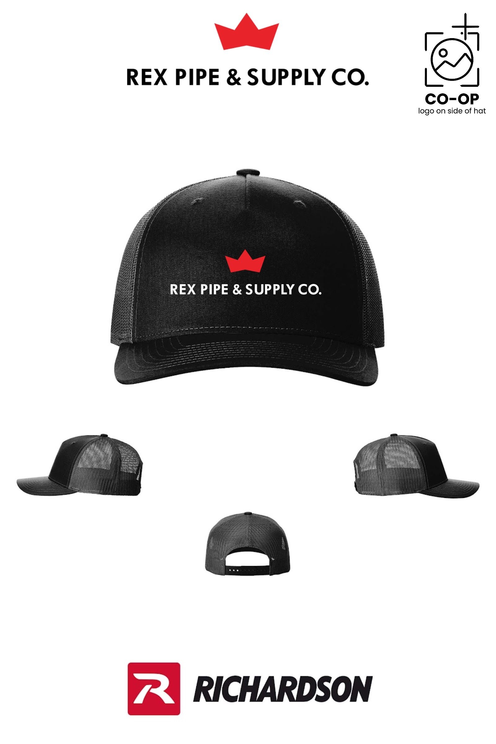 Richardson 112FP Five-Panel Trucker - REX PIPE AND SUPPLY